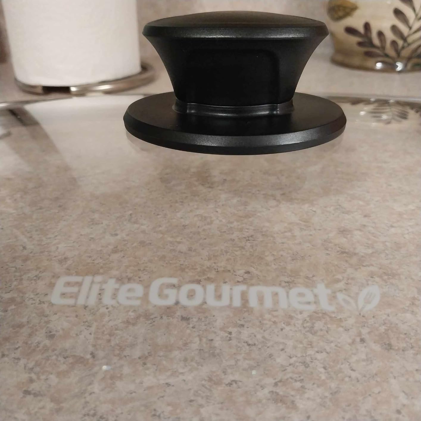 Elite Gourmet Ceralast Ceramic Electric Skillet, 12.5Qt, Black/Gray | Xtra-Deep 4