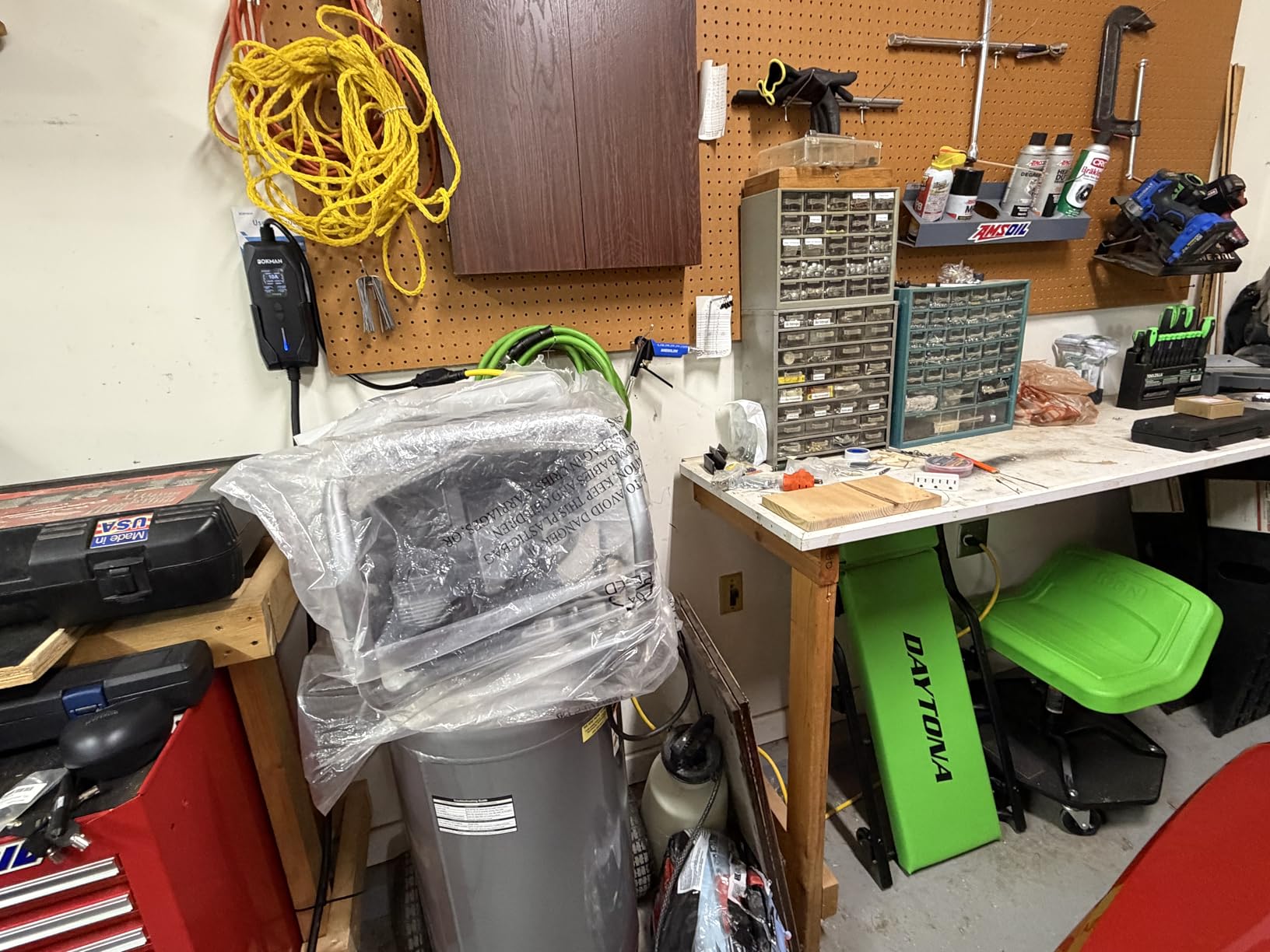 bokman Portable Level 1&2 EV Charger, 16A 20ft, NEMA 6-20P/5-15 Adapter customer photo 2