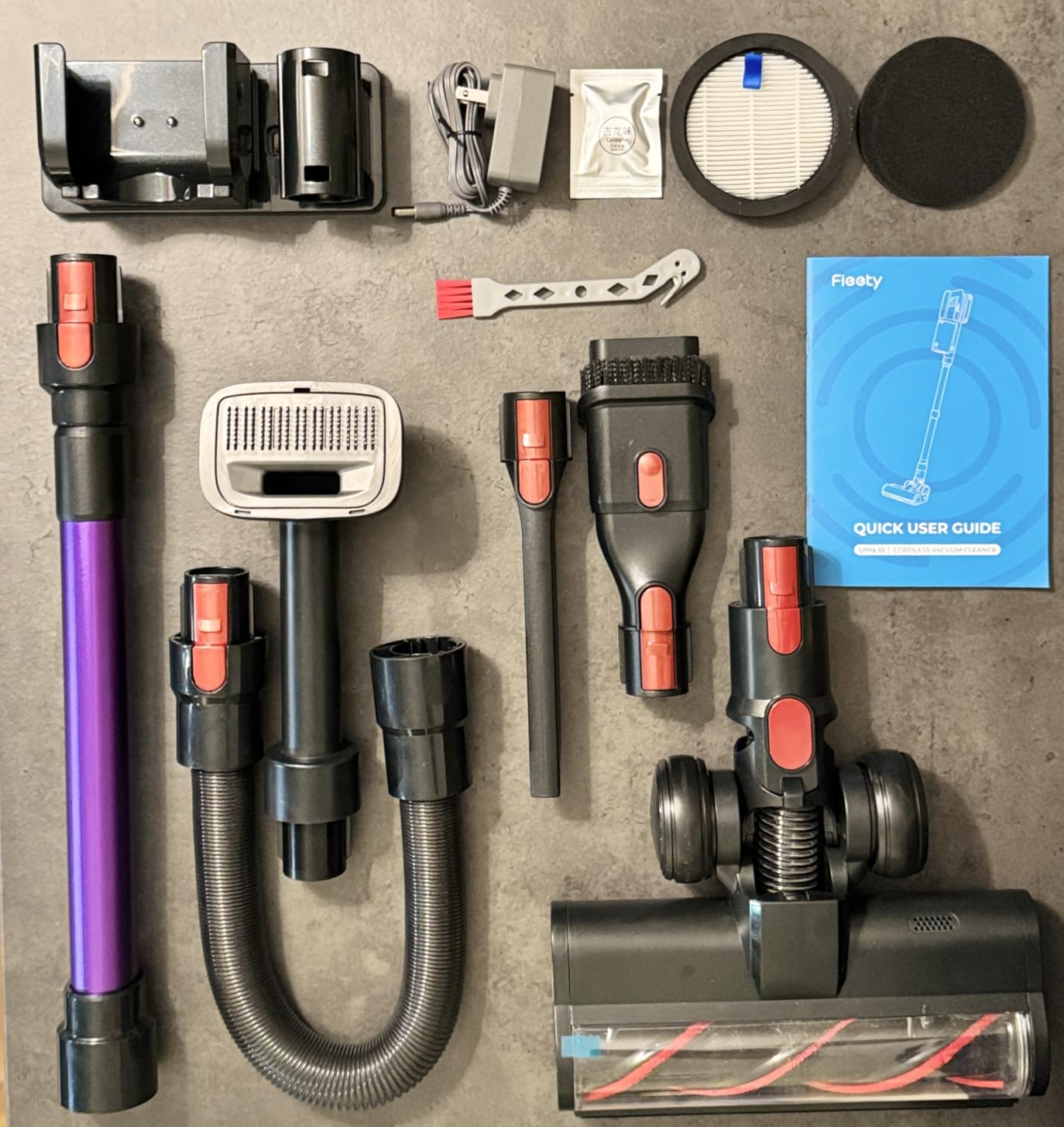 Cordless Vacuum Cleaner 55KPa 650W 70Mins Stick Vacuum Cleaners for Home | with Pet Brush, 3.3Ft Hose, Wall Mount Charging, Auto Mode, Touchscreen, Self-Standing Vacuum for Pet Hair/Carpet/Car customer photo 2
