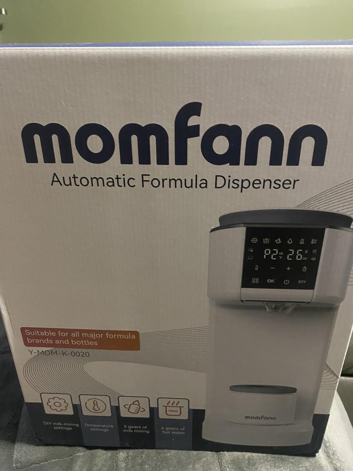 MOMFANN Auto Baby Formula Maker, Fast Formula Dispenser for Instantly Mix customer photo 1