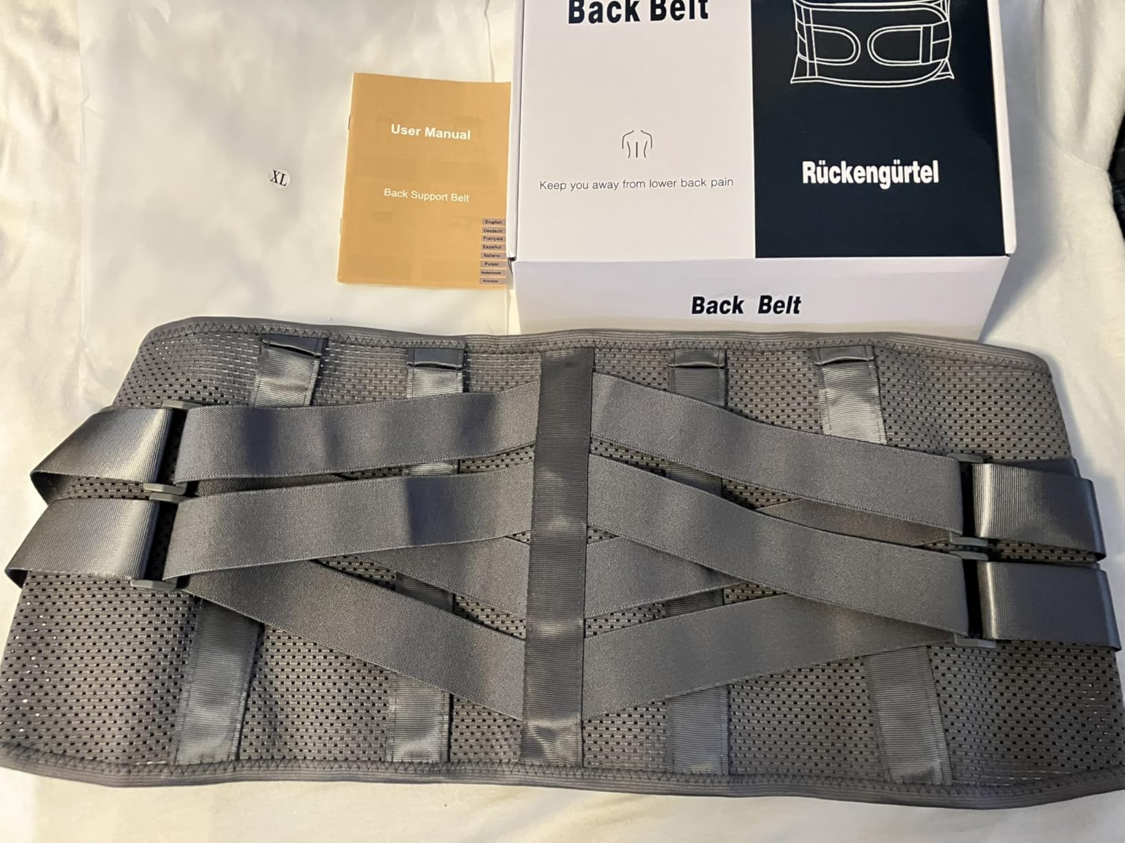 Red Light Decompression Back Belt with Massage for Back Pain customer photo 1