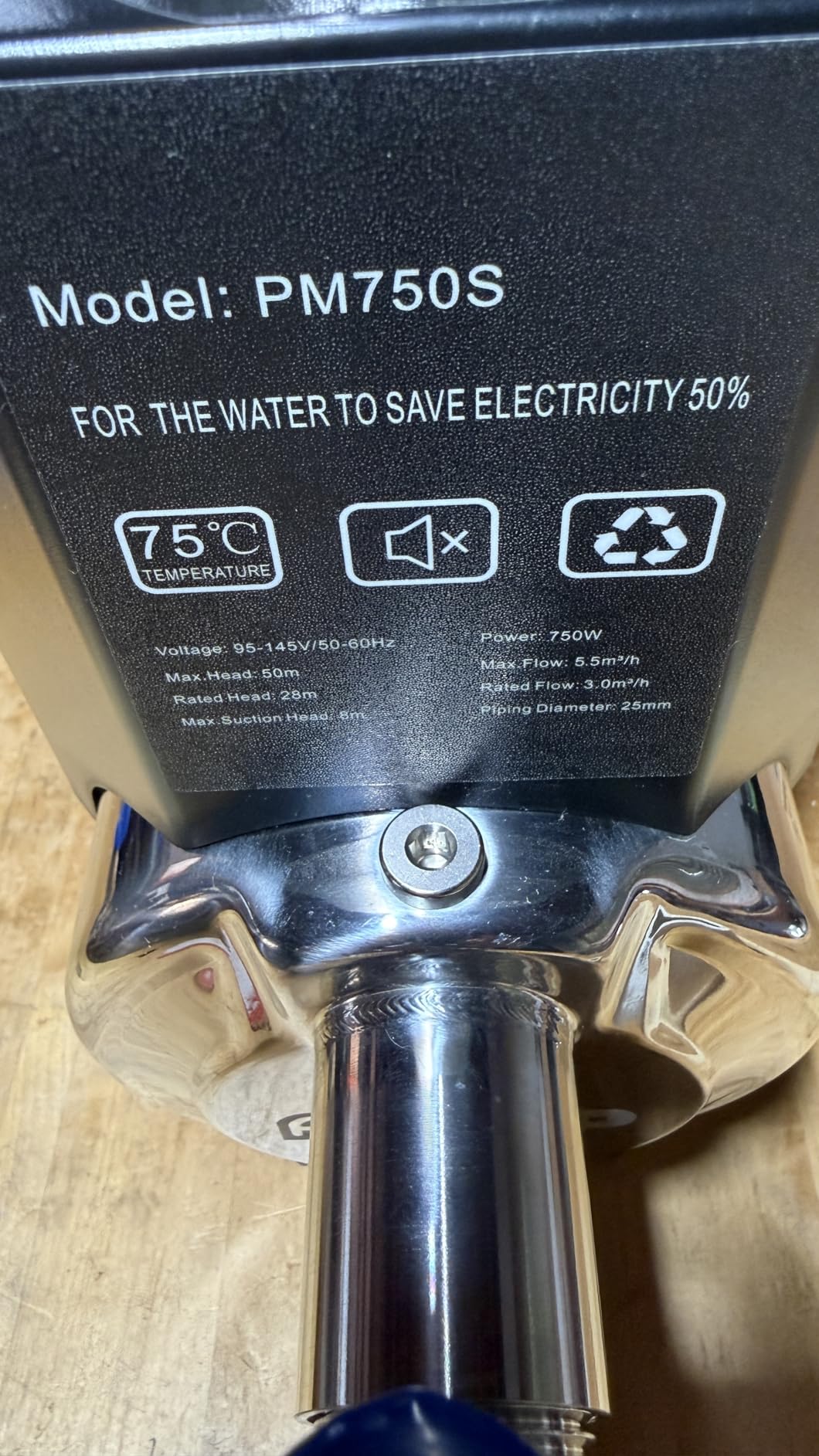 Whole House Water Pressure Booster Pump for Home 80PSI 115V customer photo 1