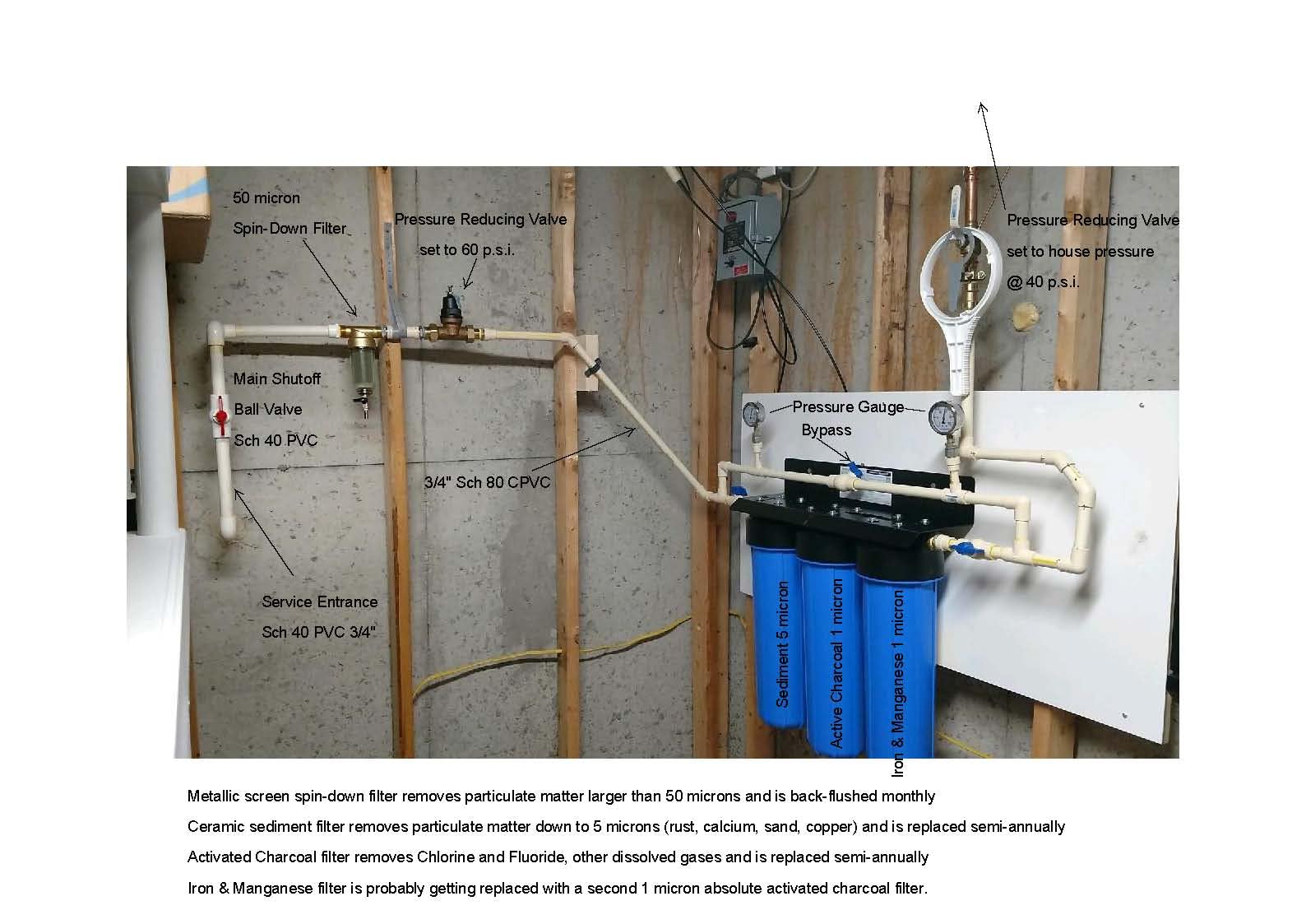 iSpring WGB32B-PF PFAS Whole House Water Filter System, 1
