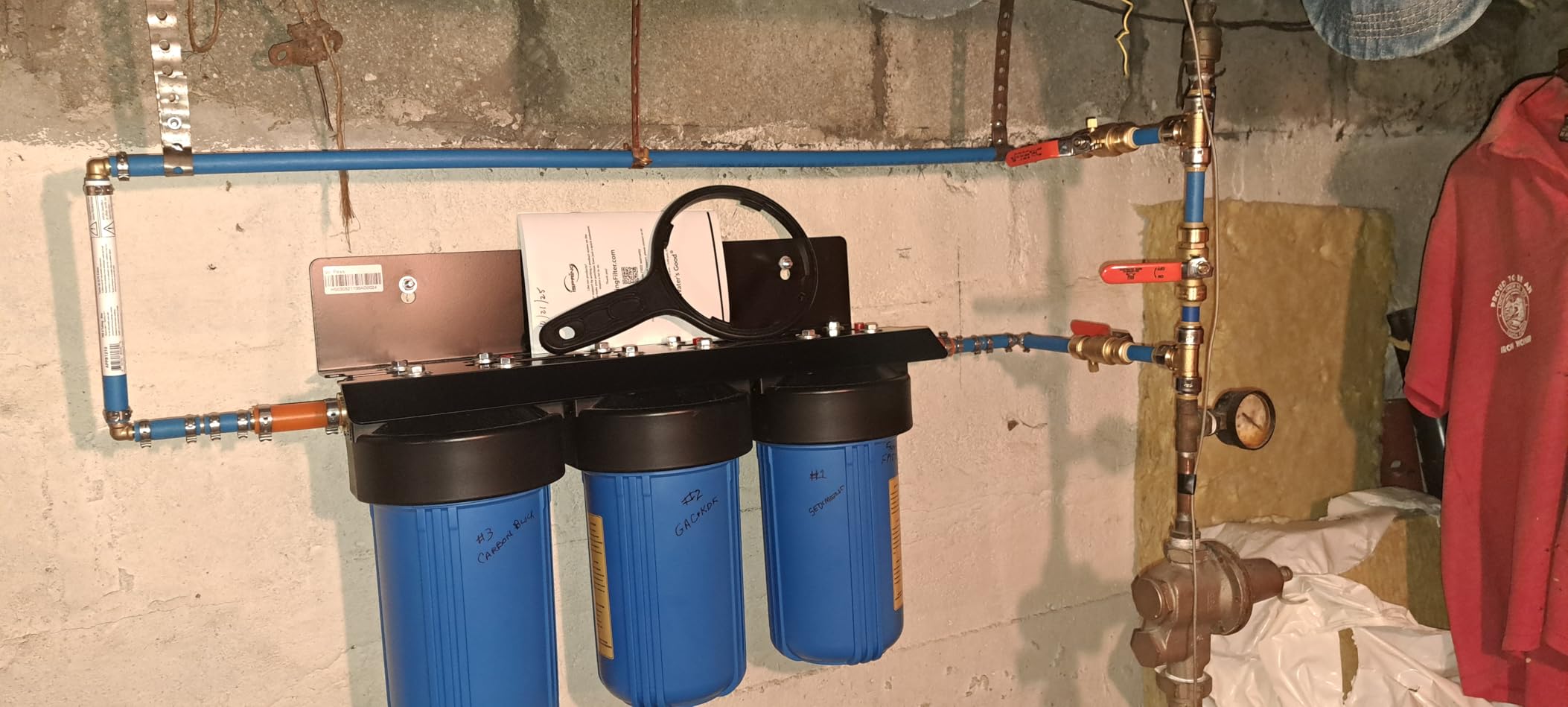 iSpring WGB31B-PF PFAS Whole House Water Filter System, 1