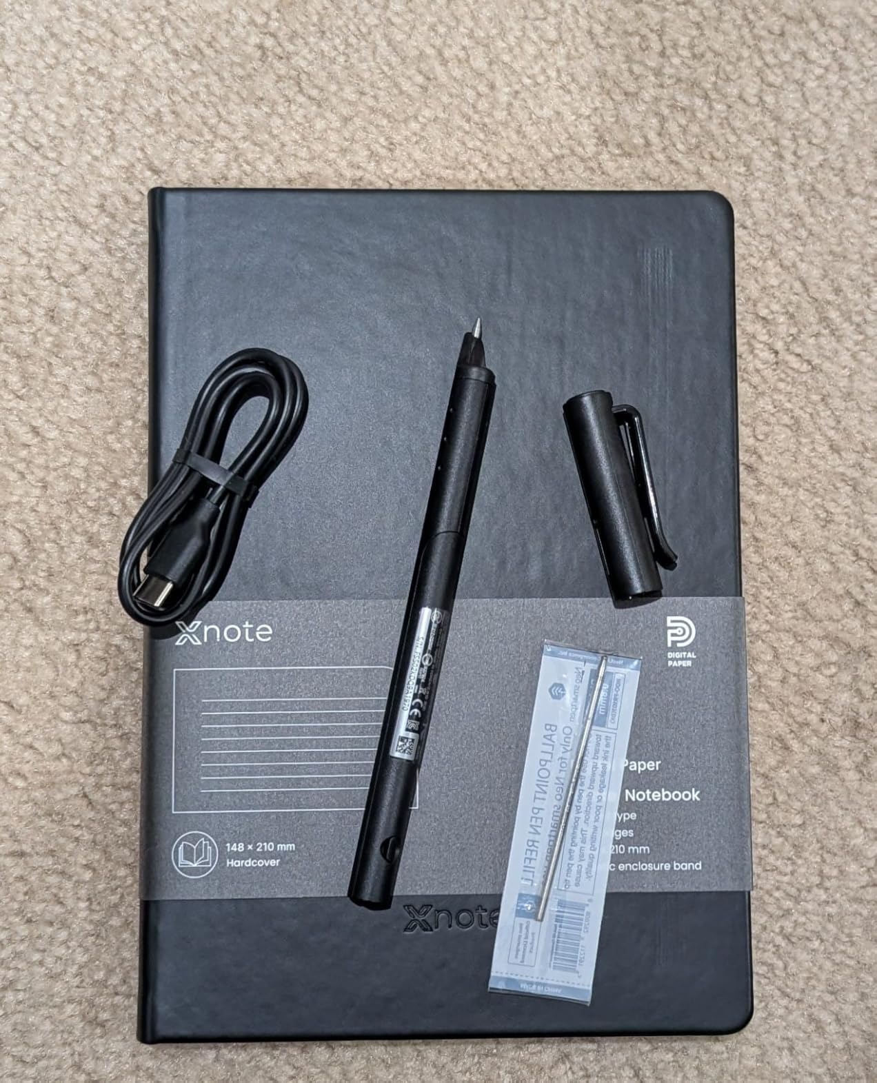 XNote Smart Pen & Notebook Starter Set – AI-Powered Digital Note Taking, Real Paper Writing Syncs to App, Bluetooth Smart Notebook, 17-Hr Battery, Official Bundle with 5 Ink Refills customer photo 2