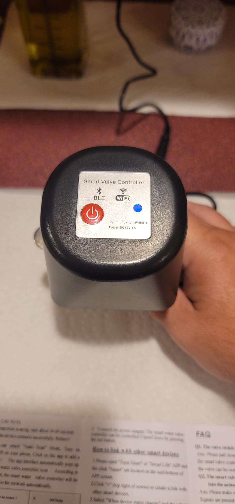 Smart Wifi Water Valve, Motorized Ball Valve, App Comtrol, Brass customer photo 2