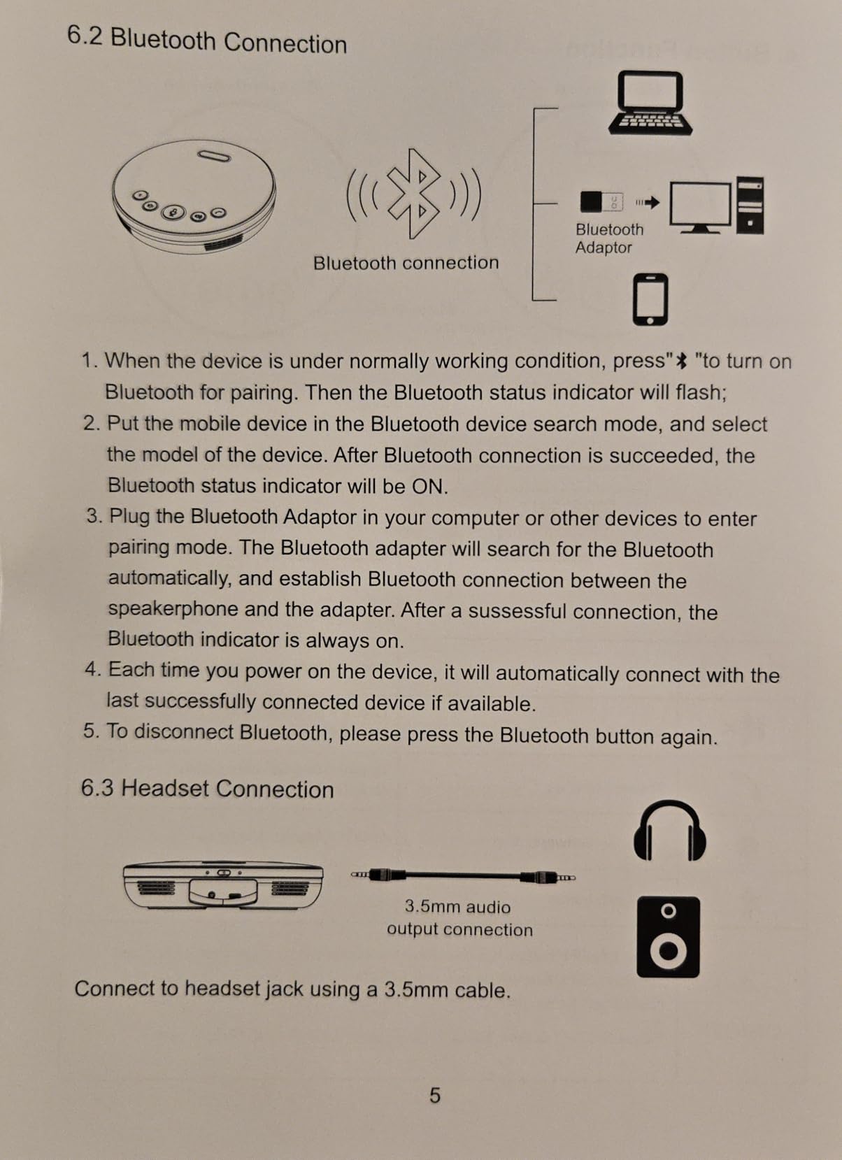 TONGVEO 4K Conference PTZ Camera 3X Zoom & Bluetooth Speakerphone System customer photo 1