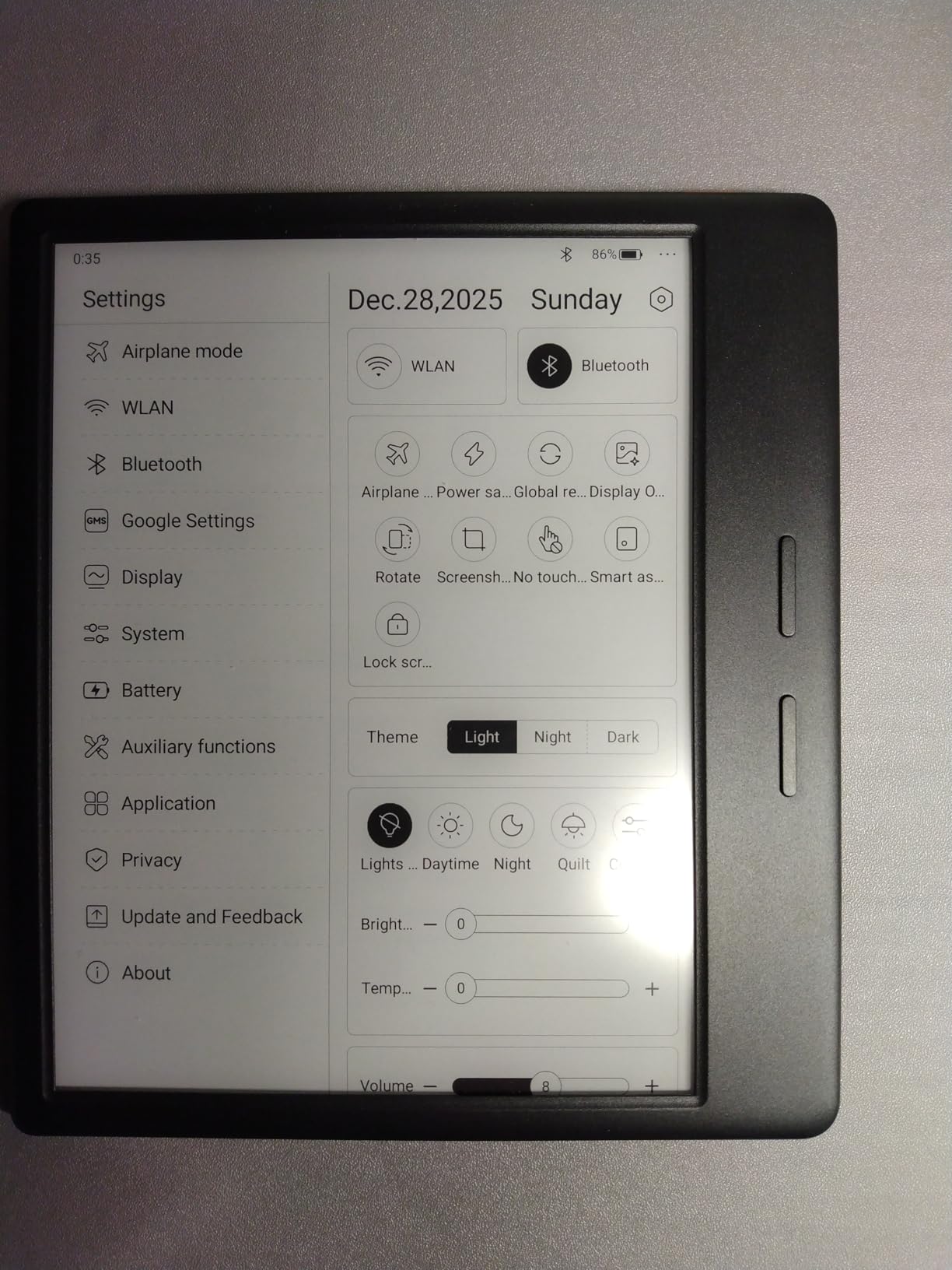 Ocean 64GB+4GB 7”eBook Reader Supports Handwriting, 7”E-Ink Paper Tablet with Long Battery Life for Reading and Writing (Not Included Musnap Stylus Pen) customer photo 1