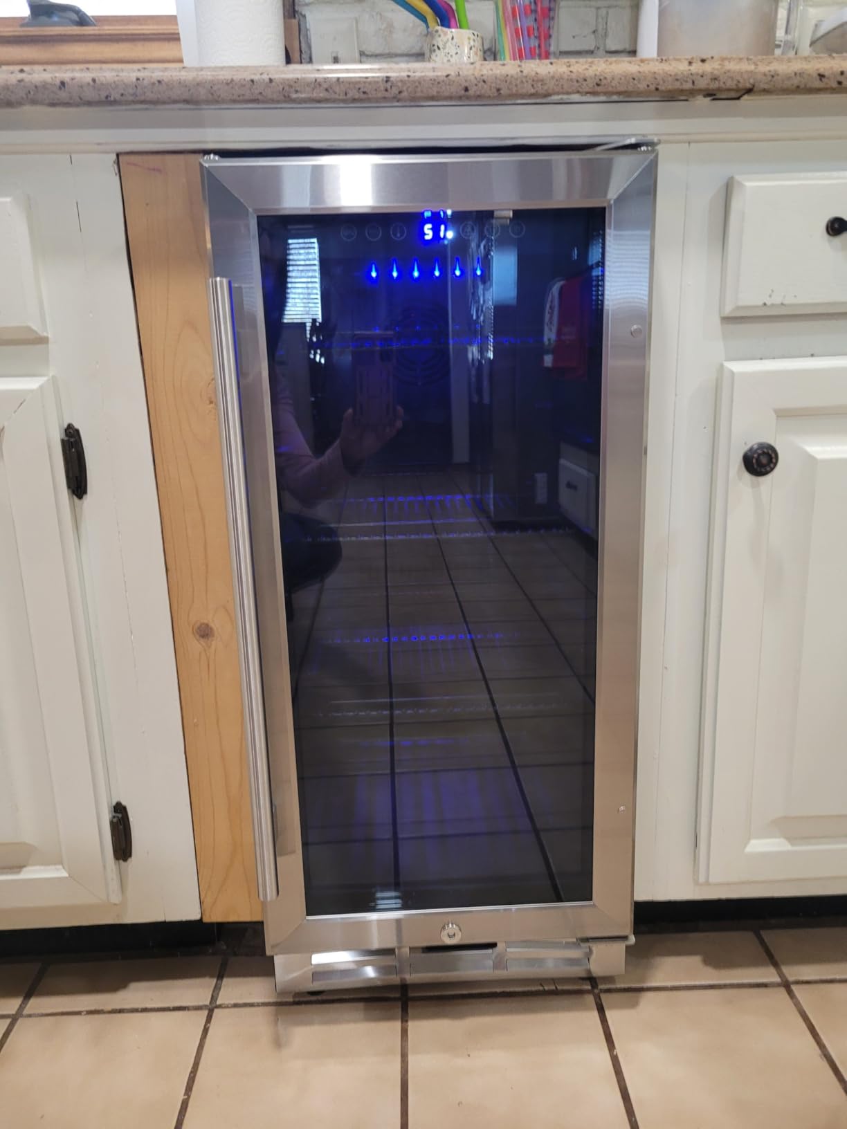 Feelfunn 24 Inch Beverage Refrigerator,180 Cans Outdoor Refrigerator customer photo 2