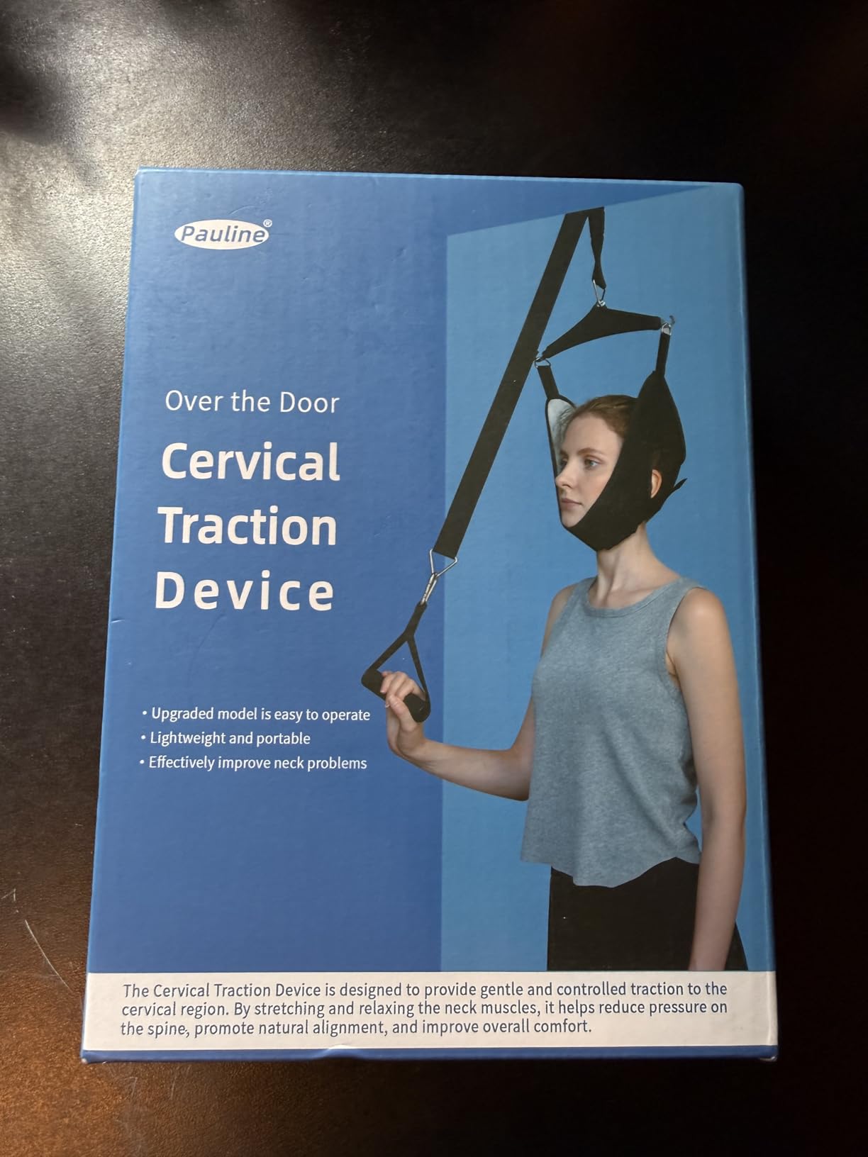 Cervical Neck Traction Device Over the Door - Hanging Neck Stretcher for Cervical Spine Decompression and Pain Relief - Home Use Neck Sling to Relieve Tension & Stiffness customer photo 1