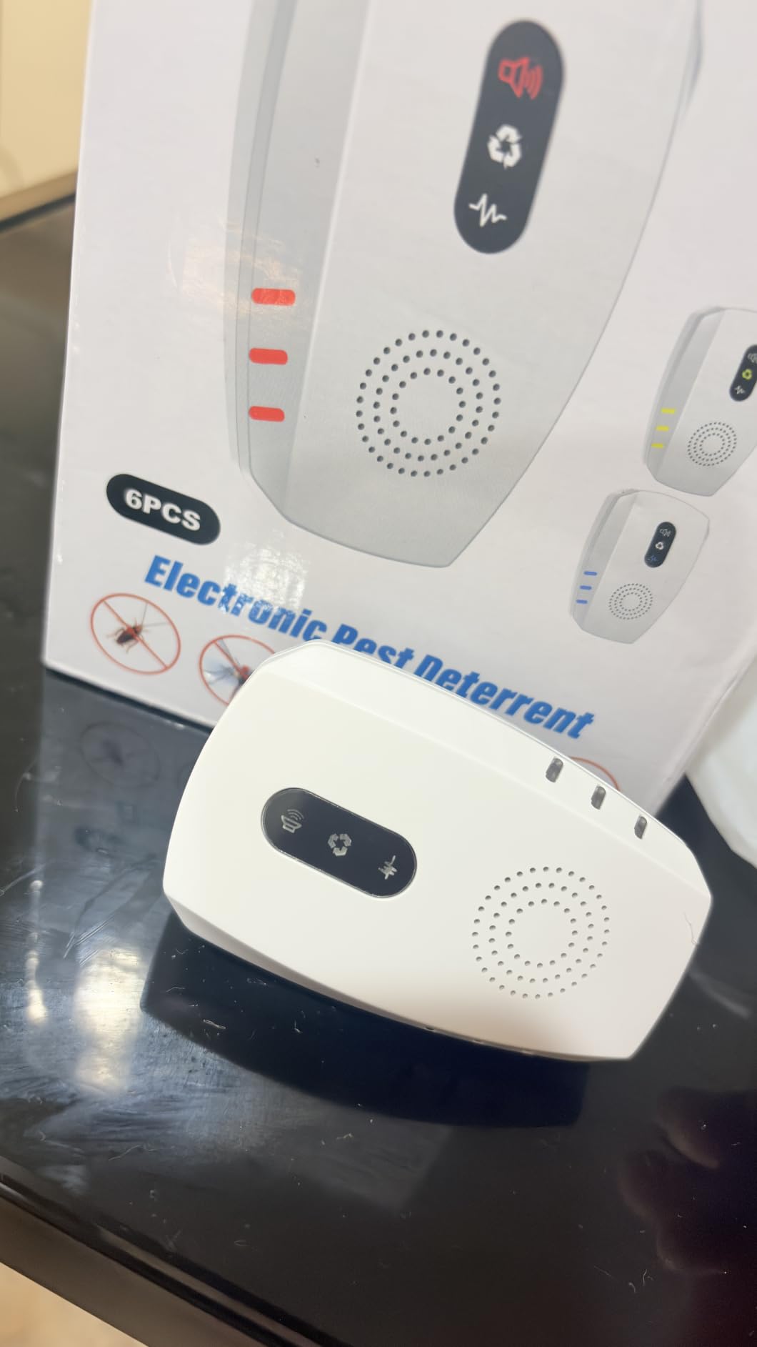 2026 Cvtayn Upgraded Ultrasonic Pest Repellent Indoor Repeller, Mouse Traps, Repellent Roach, Mouse, Bugs, Mosquito, Mice, Spider, Ant, Rodent Repellent Ultrasonic Plug in, 3 Mode Switching,5 Pack customer photo 1