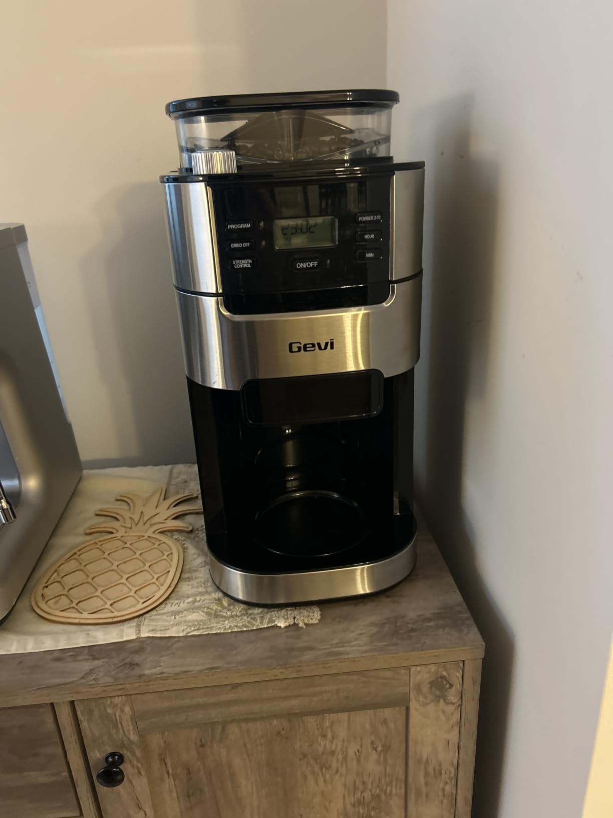 Gevi 10-Cup Grind-And-Brew Drip Coffee Maker with Built-In Burr Grinder customer photo 2
