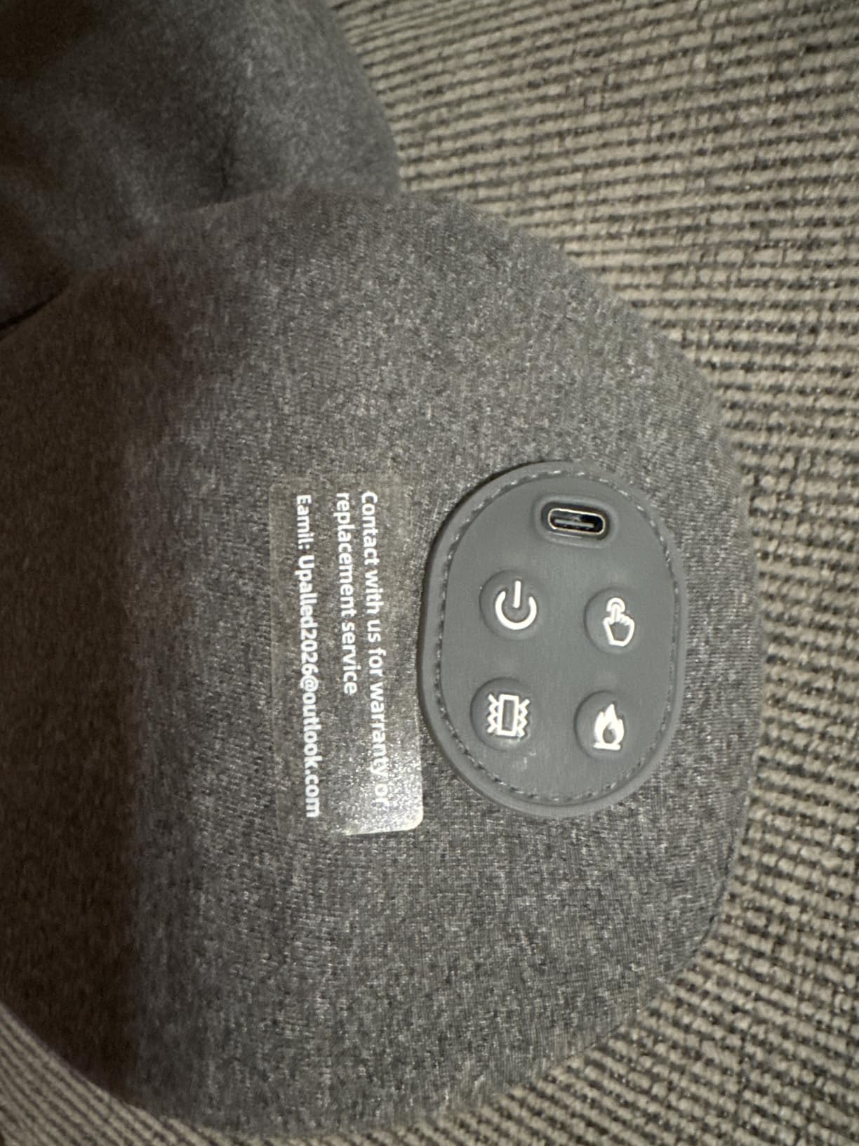 Upalled Cordless Heated Neck Massager Pillow for Pain Relief Deep Tissue customer photo 1