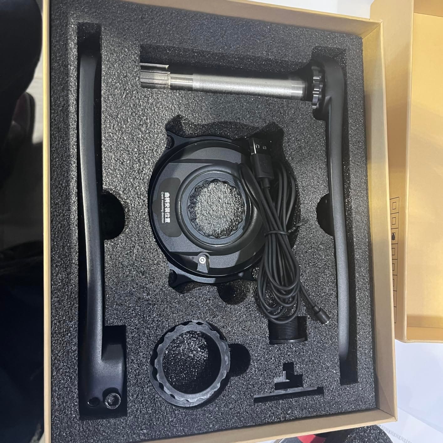 ThinkRider PP5 Spider Power Meter & Crankset, Carbon/Aluminum Options, 110 BCD 4-Bolt, BLE & ANT+, Lightweight, Road-24, 160-172.5mm, Road Bike Use customer photo 2