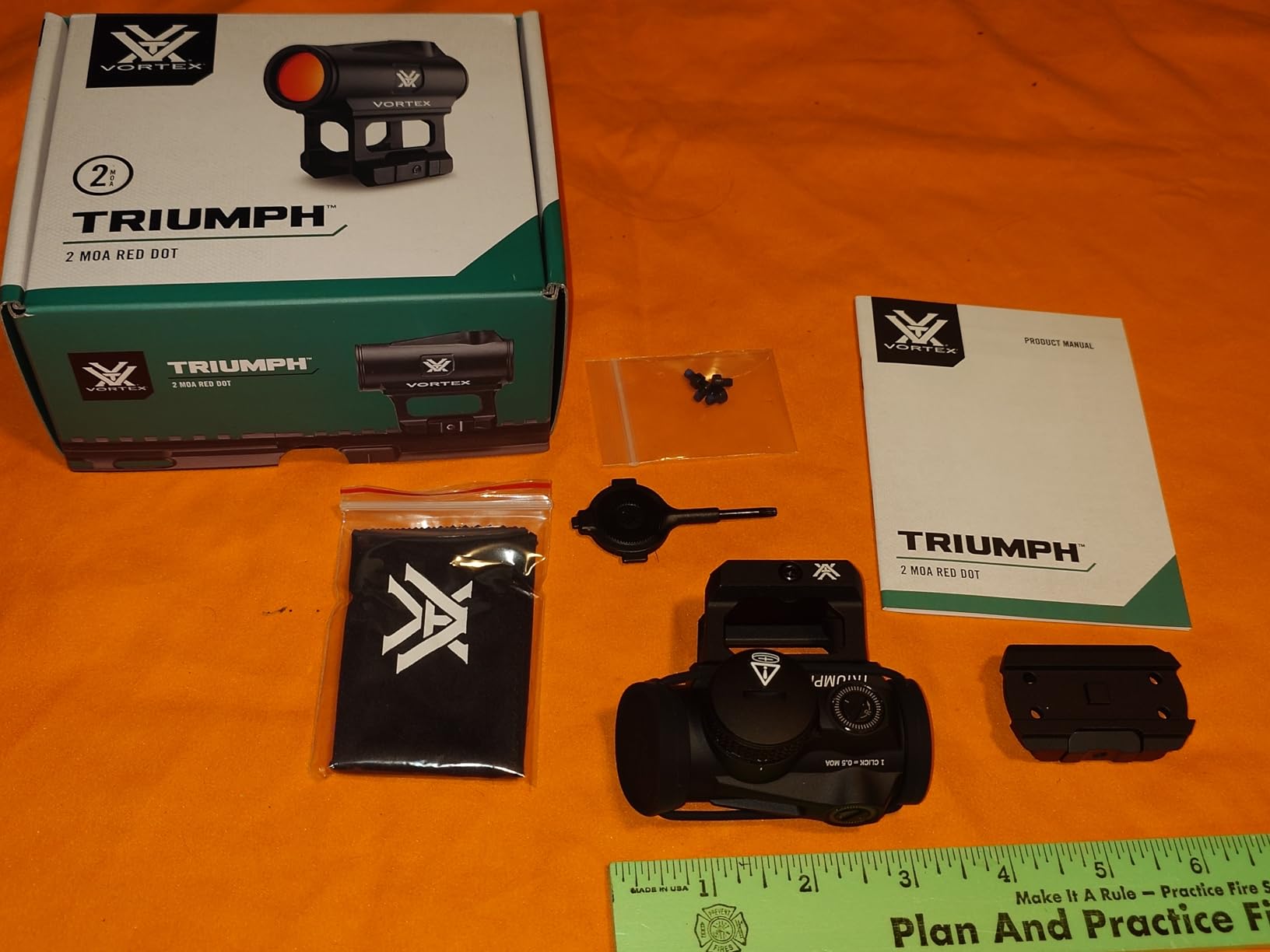 Vortex Triumph 2 MOA Red Dot Sight | Motion Activation With Auto-Shutoff, Multi-Height Mount System, NV Compatible - Unlimited, Unconditional Warranty customer photo 2