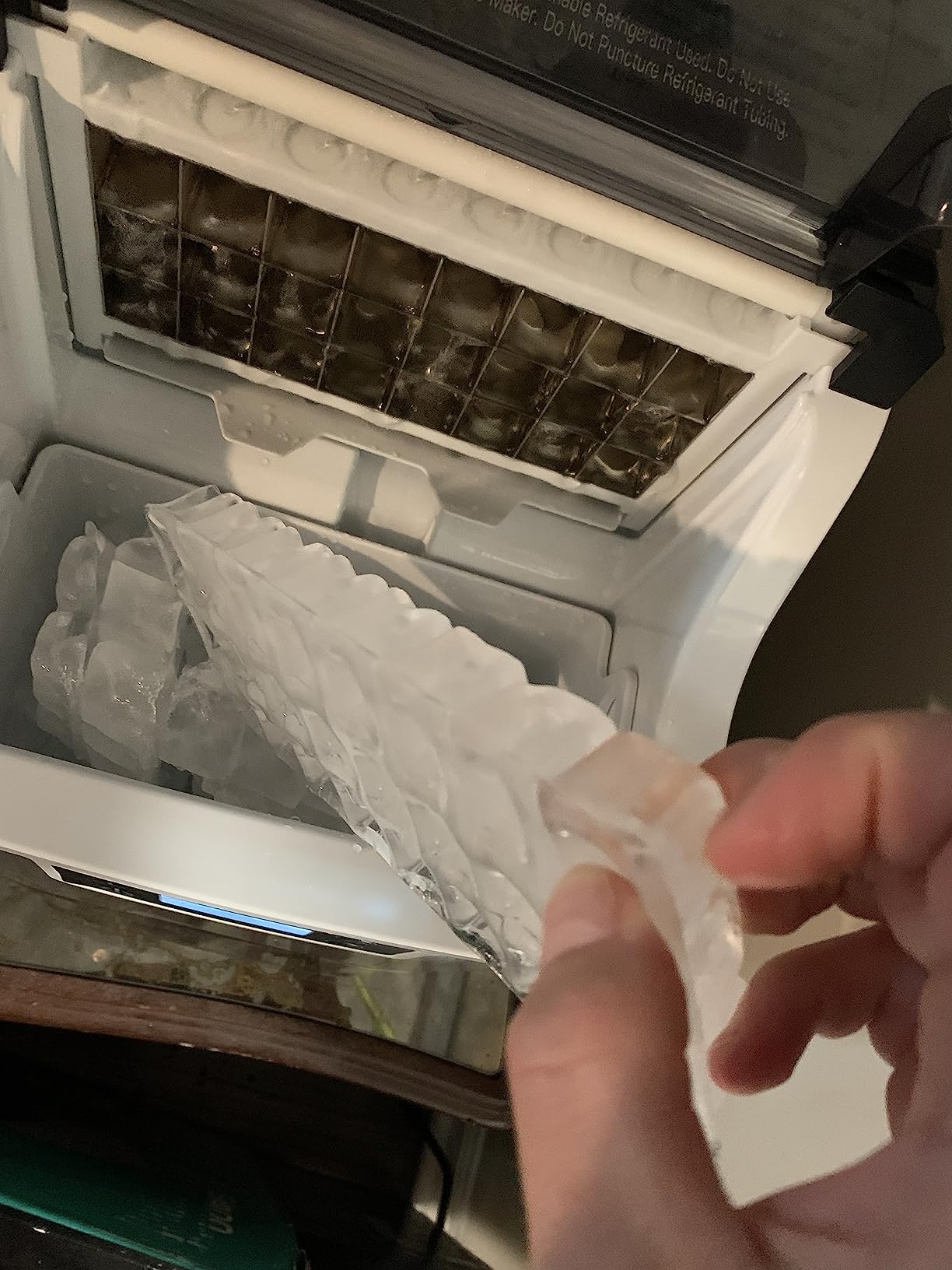Silonn Nugget Ice Maker Countertop, Auto Drop Ice, Self Cleaning Ice Machine, 40 lbs/24H Soft Chewable Ice, Self Dispensing Nugget Ice Maker for Home, Kitchen and Party customer photo 1