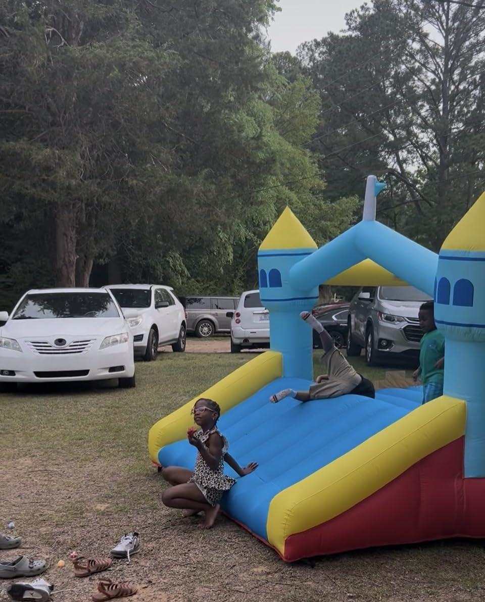 Bounce House, 6-in-1 Play Mode Inflatable Bounce House for Kids customer photo 2