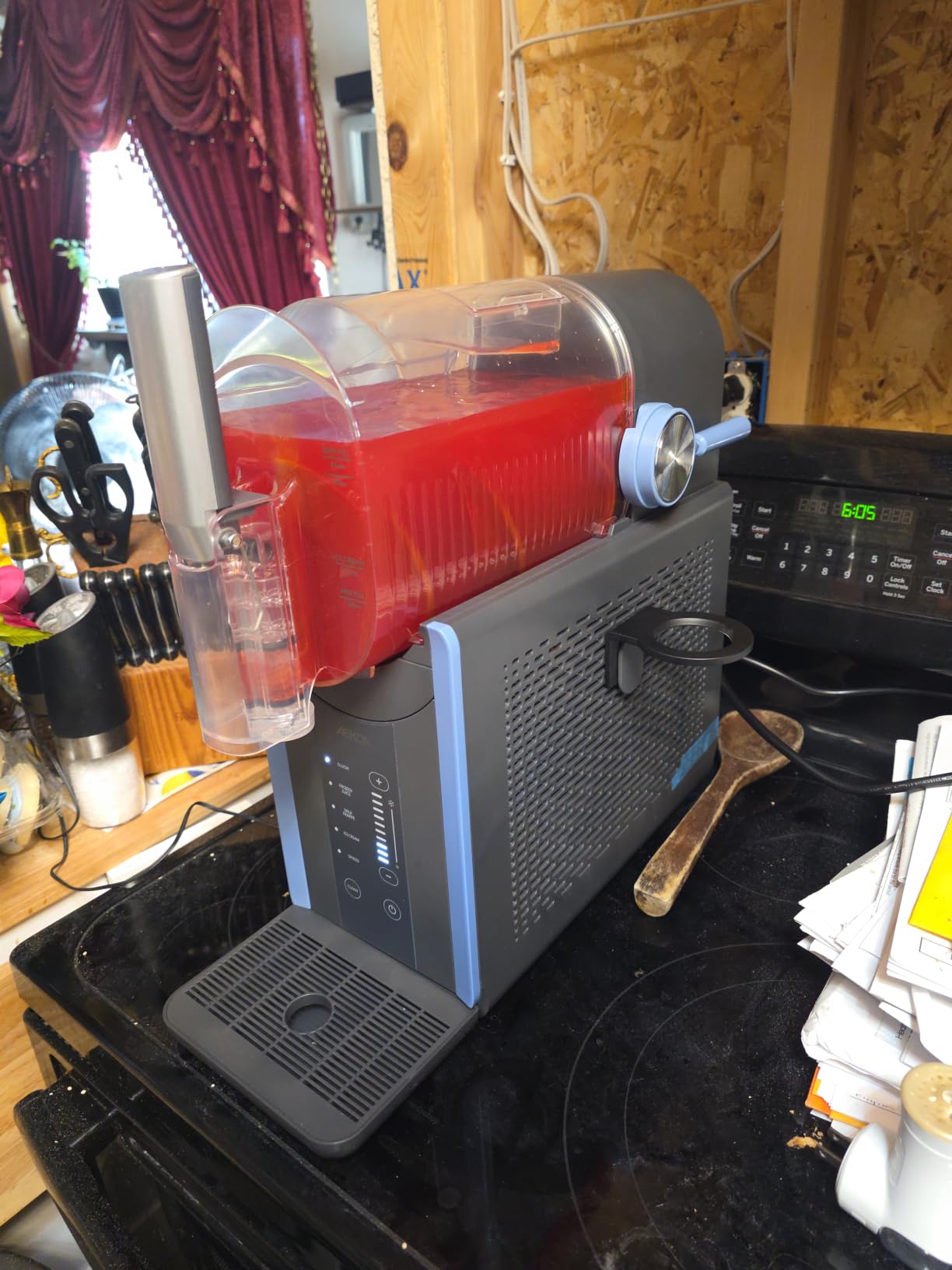Slushie Machine for Home, 66oz Smart Frozen Drink Maker, 5 Programs & Clean Mode, No-Ice-Needed Slushy Maker for Margaritas, Smoothies, Milkshakes, Cocktails, and Soft Serve Ice Cream (Peach) customer photo 2