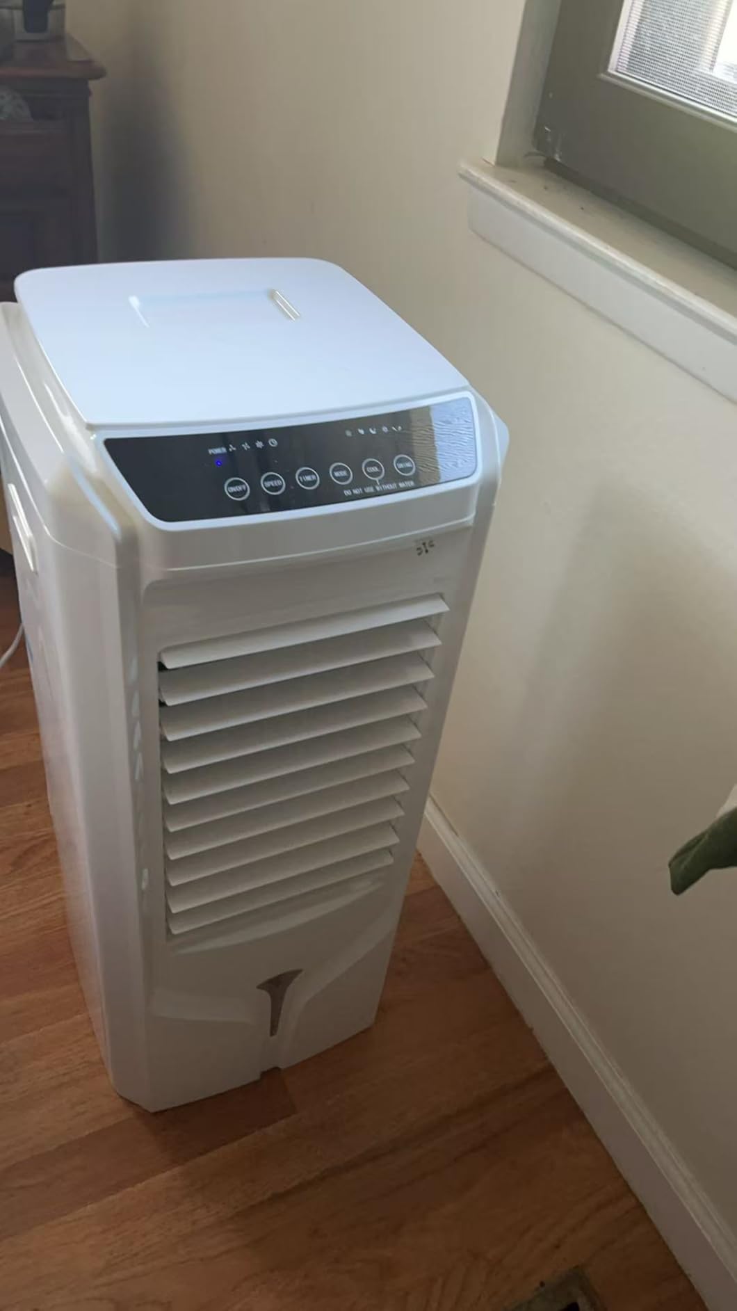 Swamp Cooler, 1800 CFM Windowless Portable Air Conditioner with 4.2 Gal Water Tank,120° Swing, 12H Timer, 3 Modes, 3 Speeds, 3-IN-1 AC Unit, Evaporative Air Cooler for Room,Bedroom,Office,Black customer photo 2