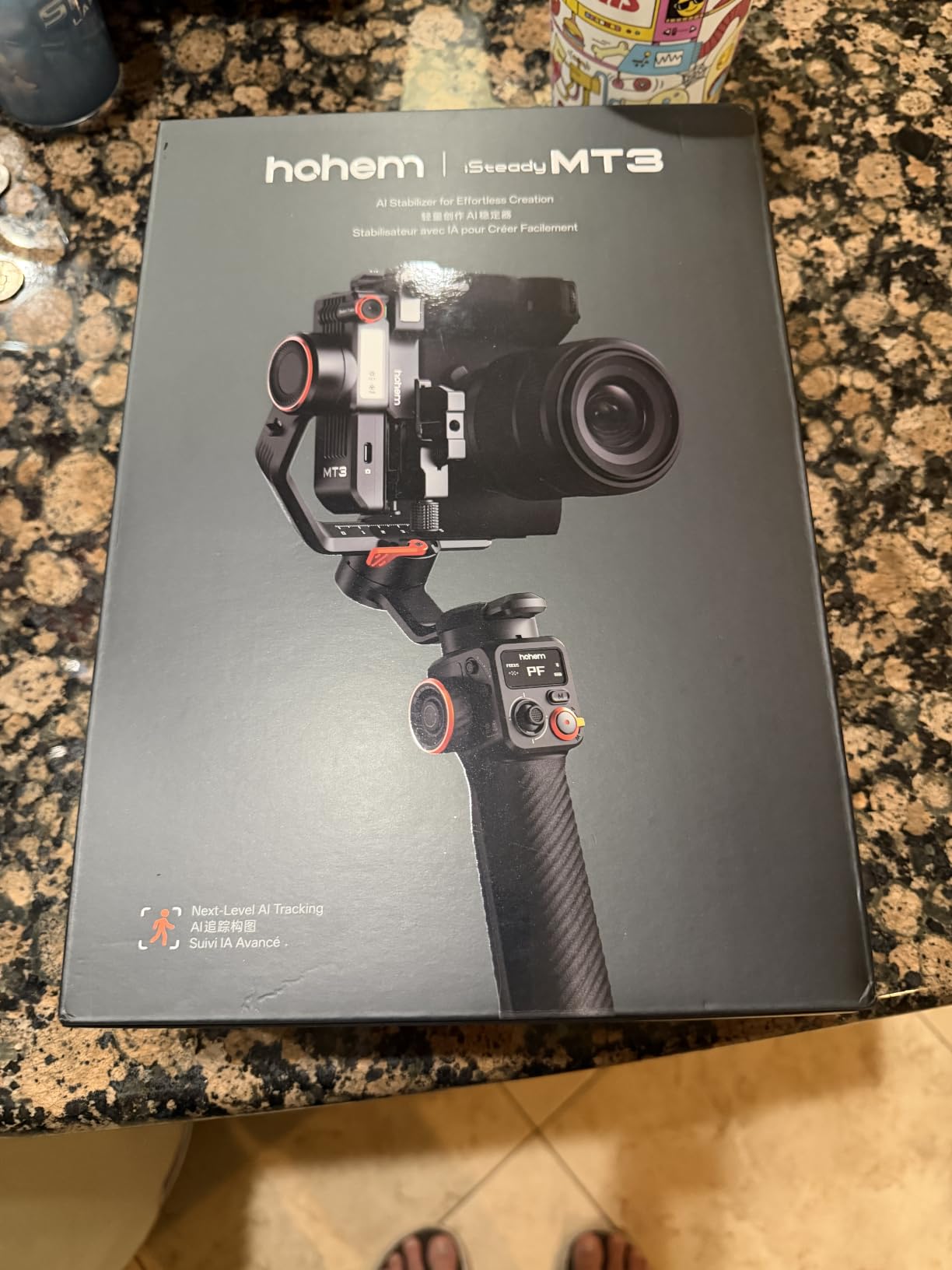 hohem iSteady MT3 3-Axis Gimbal Stabilizer for Mirrorless/Pocket/Action Cameras/Smartphone, Built-in AI Tracker with Fill Light, OLED Display, Camera Gimbal for Canon/Sony/Nikon/Fujifilm/GoPro customer photo 2