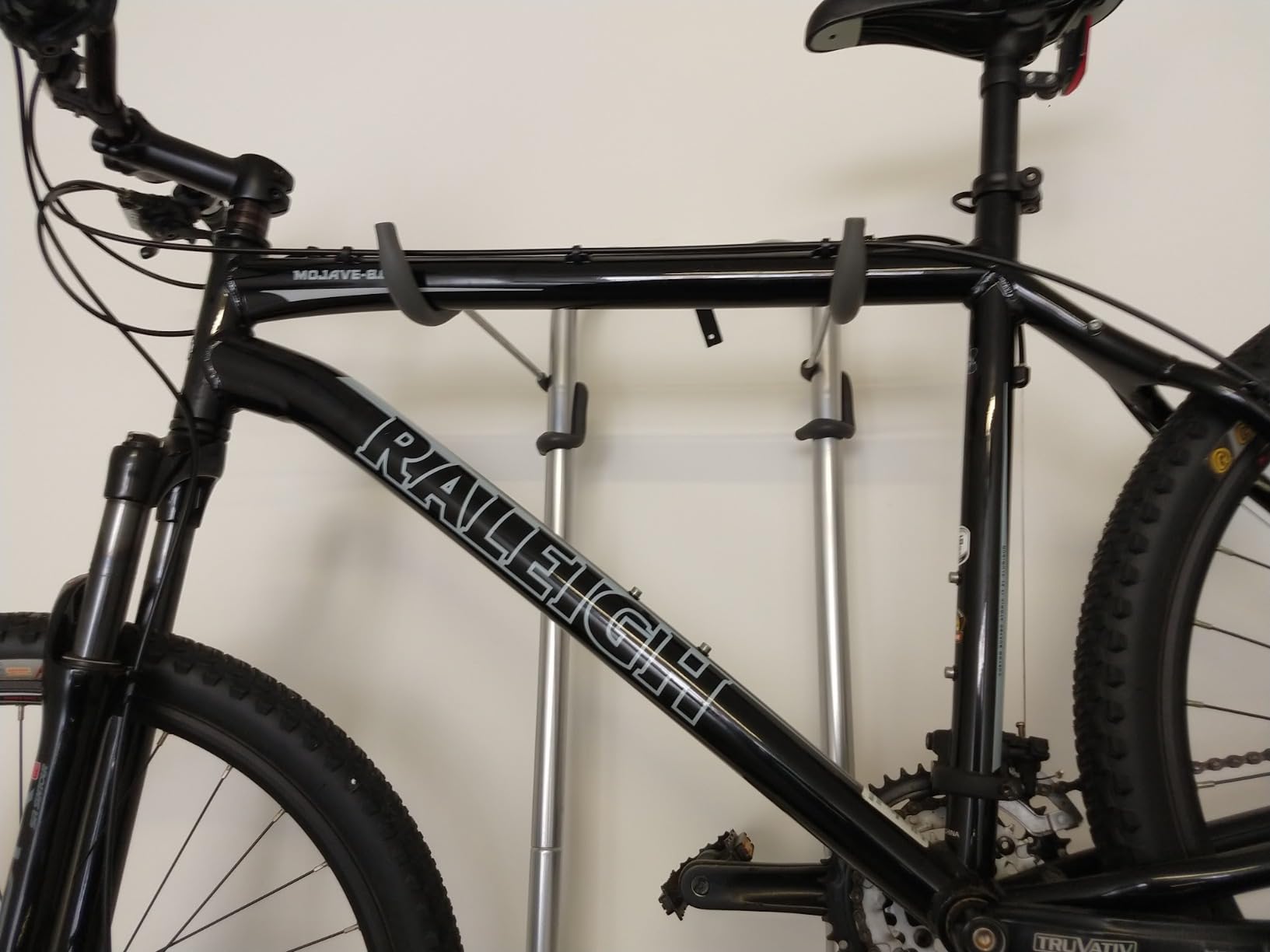 Delta Cycle Michelangelo 2 Bike Storage Rack Black - Gravity Fully Adjustable Bike Storage Garage For Road, MTB, and Hybrid Bicycles - Vertical Bike Rack Holds Up To 80 lbs customer photo 2