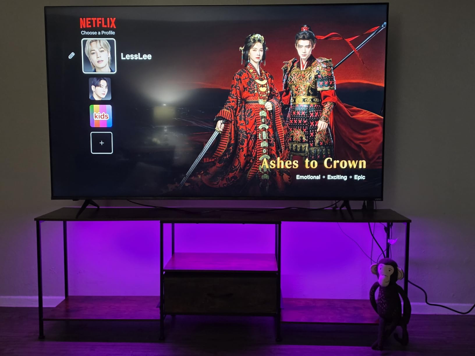 SONGMICS TV Stand for TVs Up to 80 Inches customer photo 1