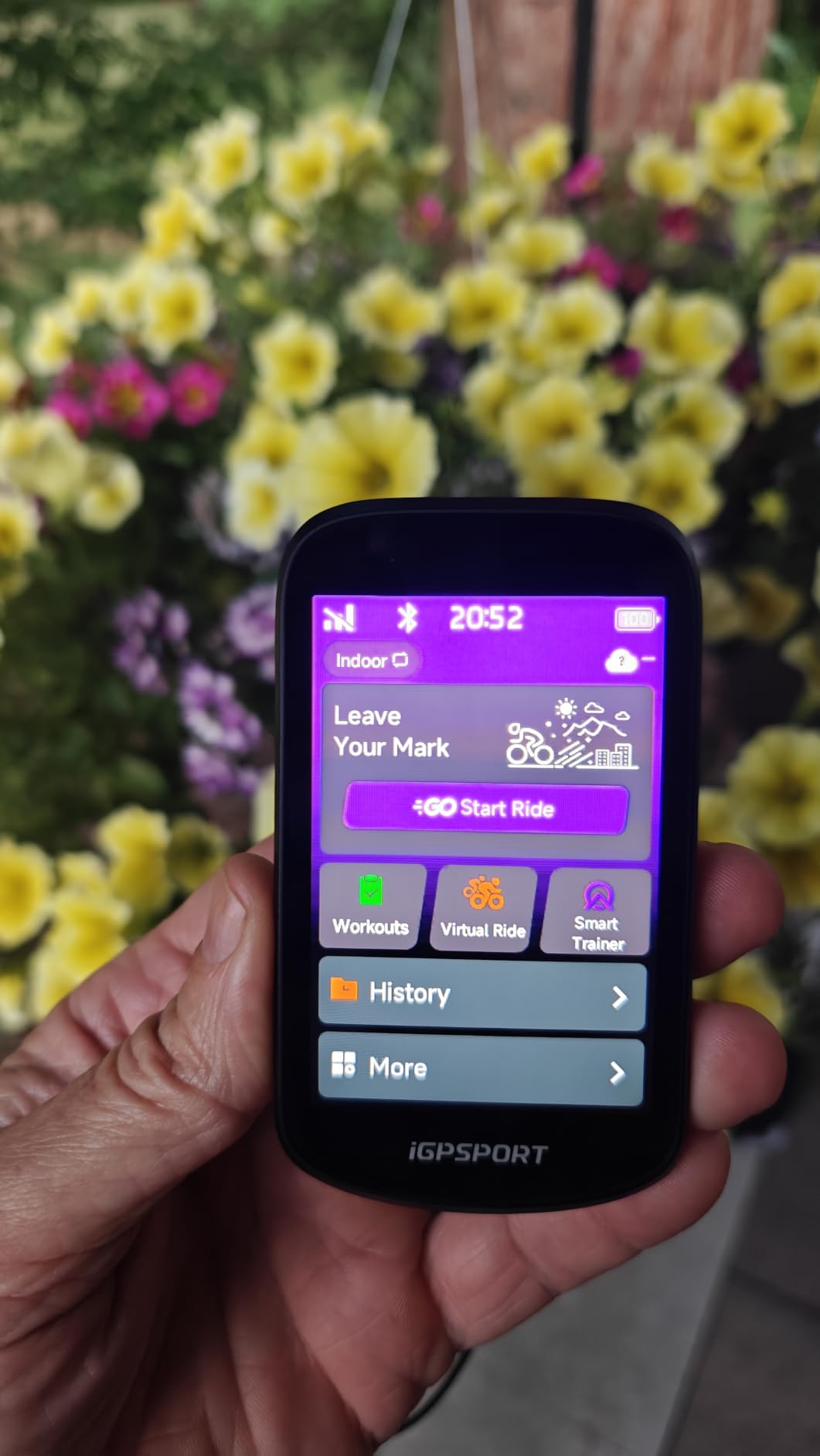 iGPSPORT BSC500 GPS Bike Computer, 3.3'' Touch Screen MAP Voice Navigation customer photo 1