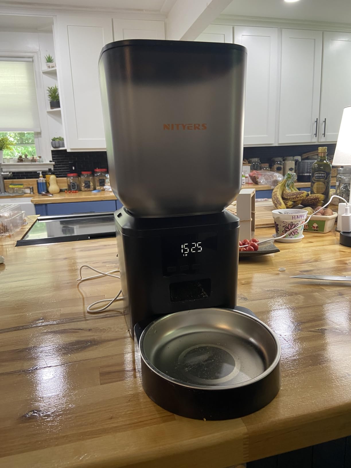 Automatic Dog Feeder - 8L/34 Cups Large Capacity Automatic Cat Food Dispenser with LCD Screen, Large Food Tray, Battery Operated, Timed Cat Feeder, Up to 50 Portions 6 Meals Per Day, Keeps Fresh customer photo 2