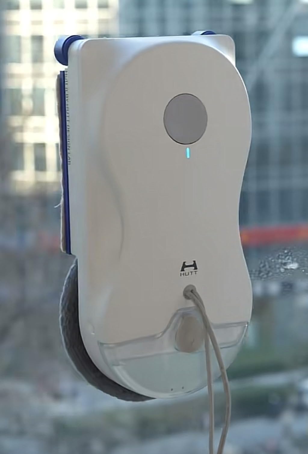 HUTT Window Cleaning Robot, 6500Pa Strong Suction Robot Window Cleaner with World-First Round-Square Dual-Stage Cleaning, Ultrasonic Dual Spray, Edge Cleaning & Corner Coverag customer photo 2