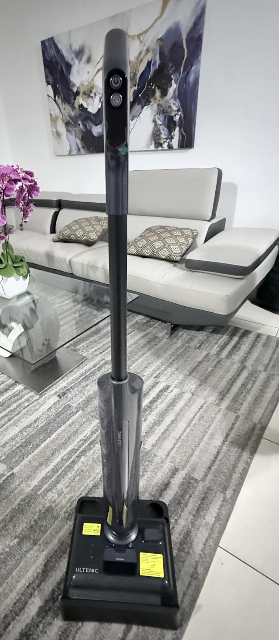 Ultenic Wet Dry Vacuum Cleaner, Vacuum Mop for Wet & Dry Messes, 180° Lay-Flat & Auto Self-Cleaning, 60Mins Runtime & Edge-Cleaning, Anti-Tangle Roller for Hard Floor and Pet Hair, AC1 TriFlex customer photo 2