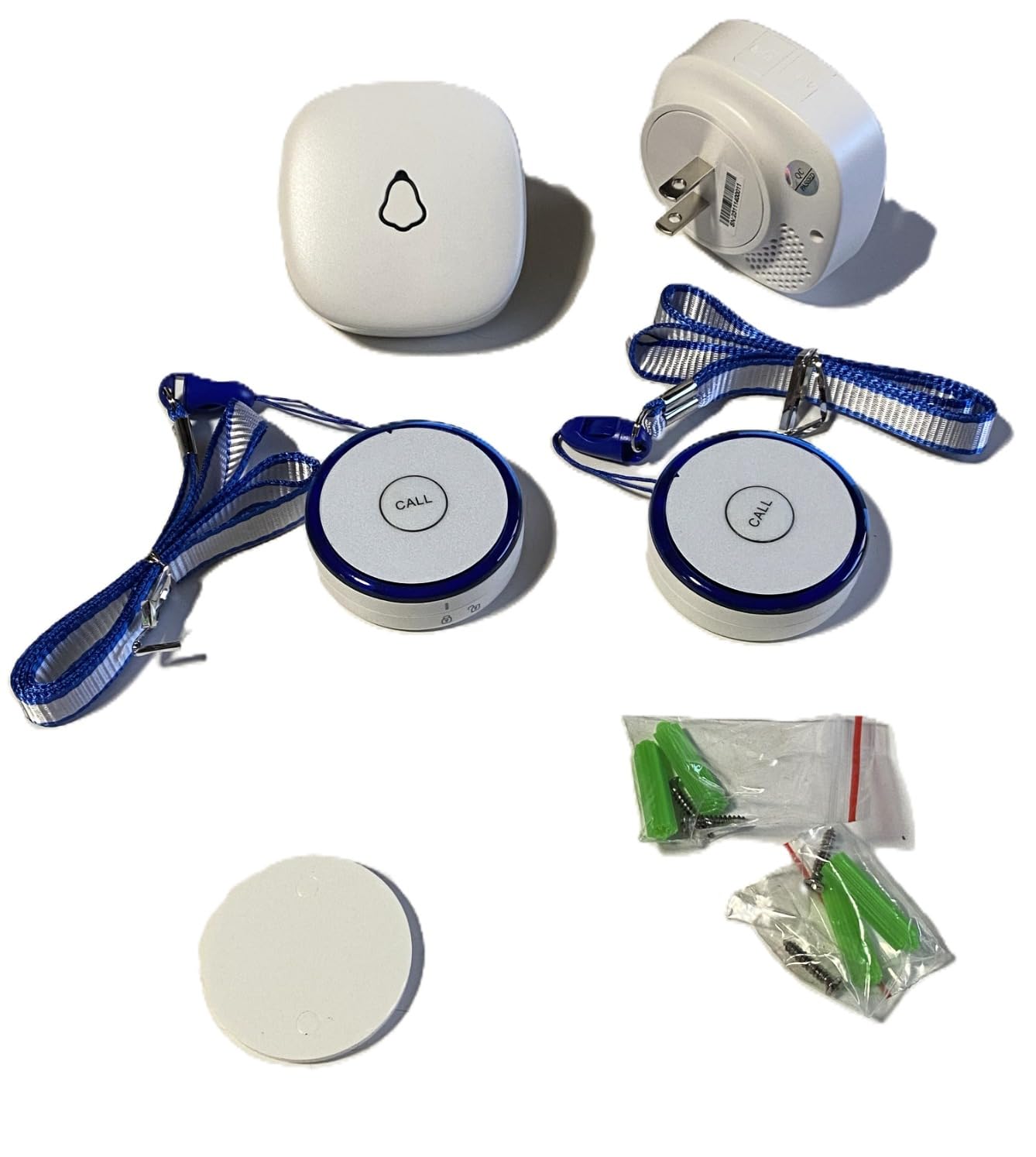 Life Alert System No Monthly Fee, Caregiver Pager Call Button for Elderly at Home, Medical Alert Systems for Seniors with App, Panic Button Alarm System, 2.4GHz WiFi Receiver, Necklace, Bracelet | Medical alert necklace for women and men, 2.4GHz Wi-Fi support customer photo 2