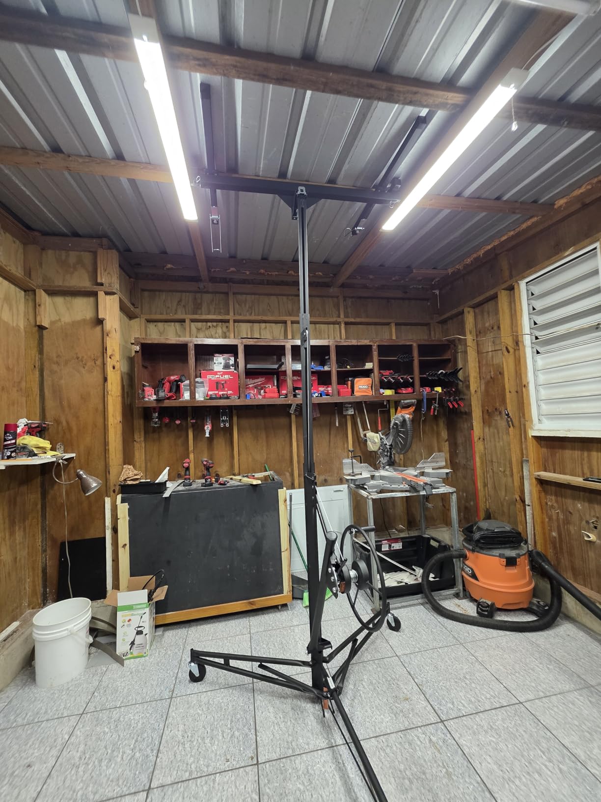 Rovibek 11FT Drywall Lift, Drywall Jack Lift for Ceiling customer photo 1