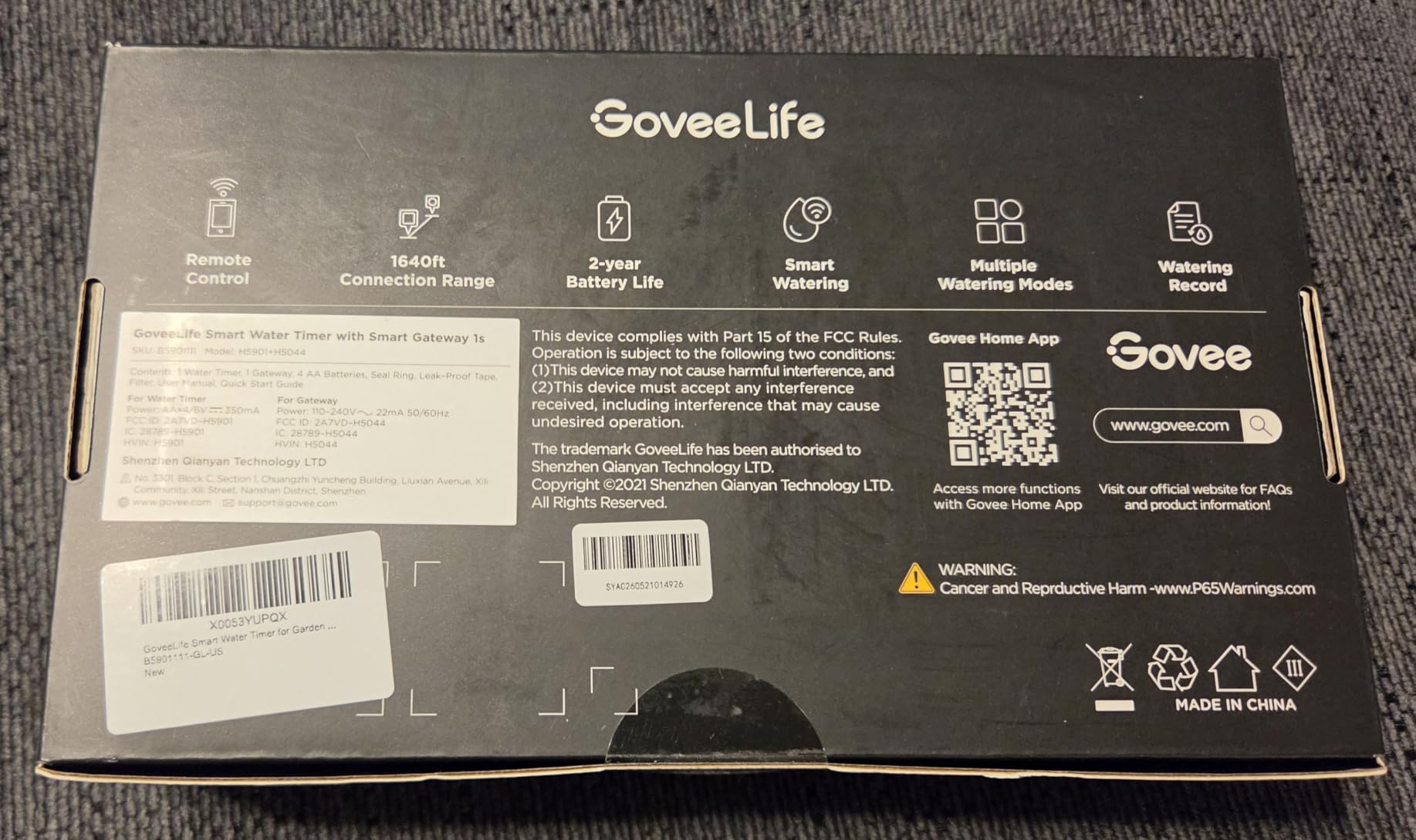 GoveeLife H5901 Smart WiFi Sprinkler Timer with Gateway, 1 Water Outlet customer photo 2