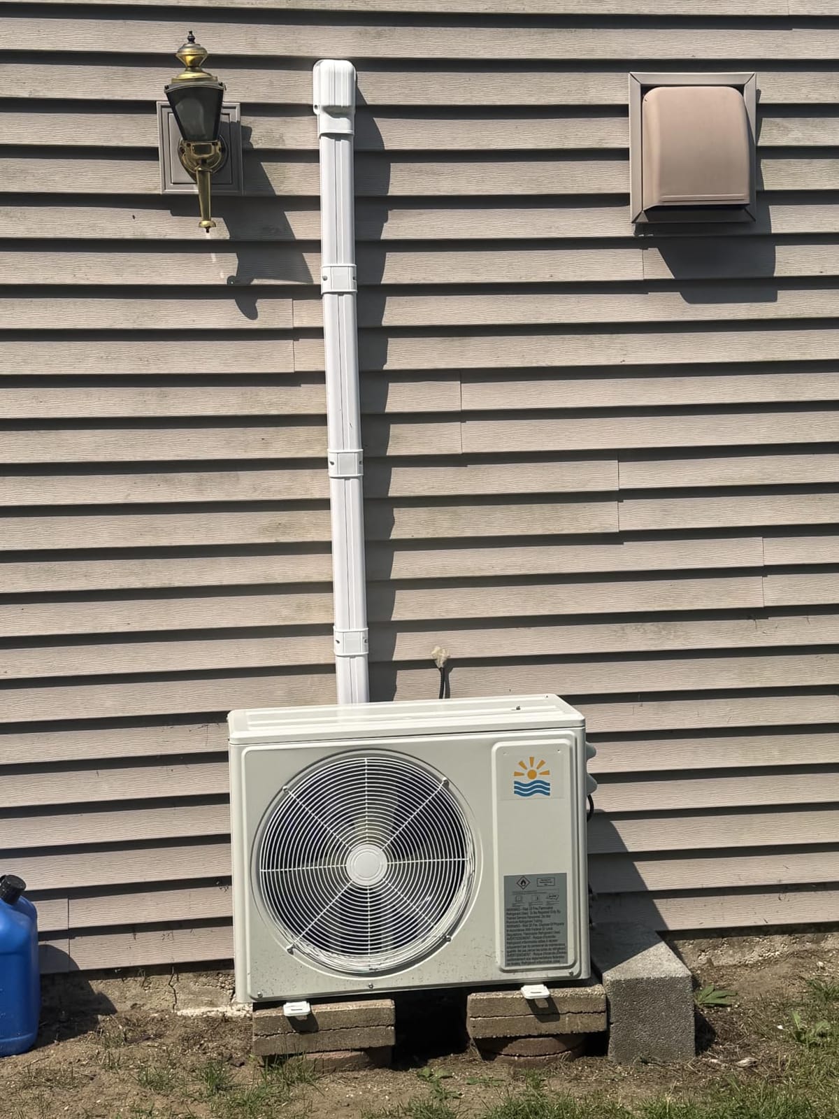 12000 BTU Mini Split AC & Heating System, Heat Pump, 19 SEER2, 115V | AHRI Certified, ductless inverter design, pre-charged, high energy efficiency, cooling & heating for rooms up to 750 sq. ft. customer photo 2