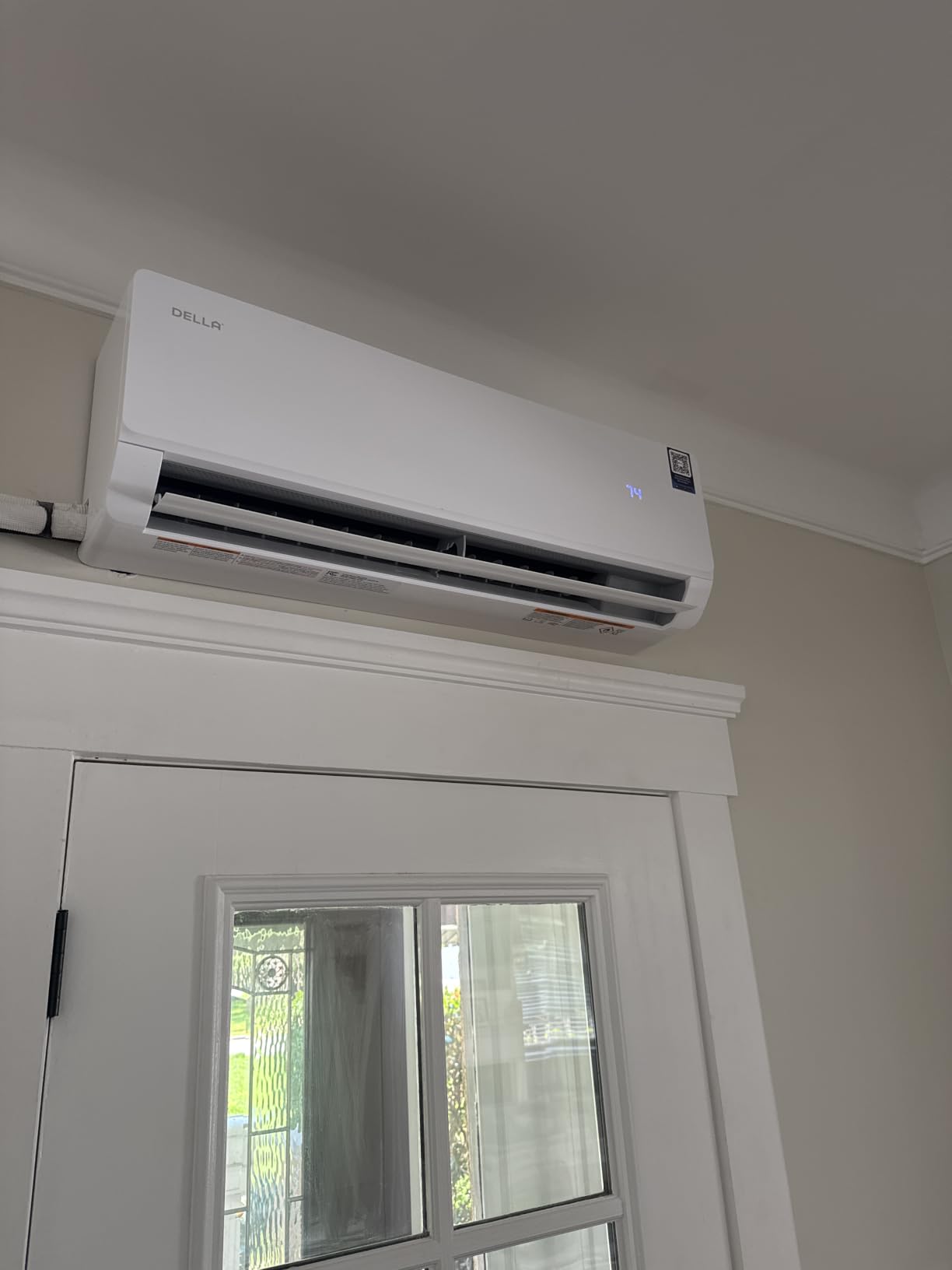 DELLA Vita Series 18000 BTU Mini Split Air Conditioner, Energy Efficient, 20 SEER2 230V, Cools up to 1000 Sq. Ft, 1.5 Ton Heat Pump, Works with Alexa & Wifi, Ductless Inverter System, Pre-Charged, 16ft Kit customer photo 2