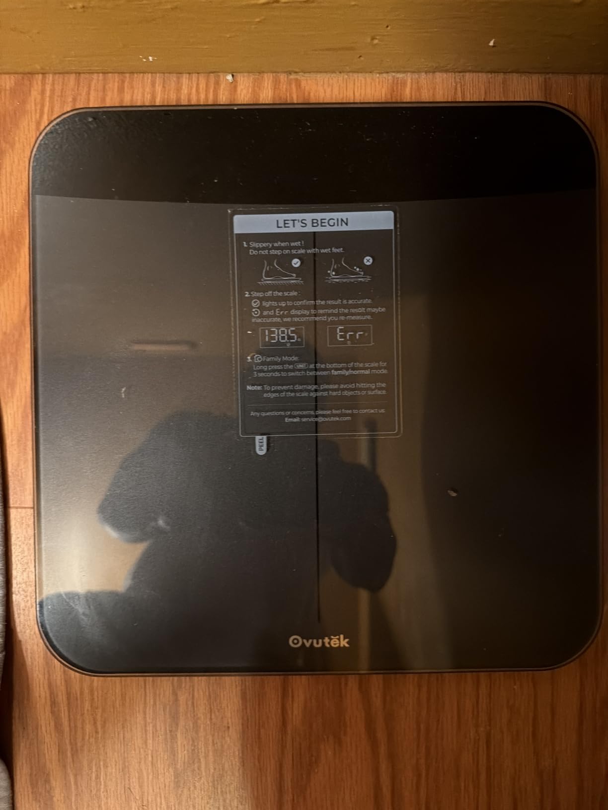 Ovutek 500lb Digital Bathroom Scale with Body Weight Trends App customer photo 2