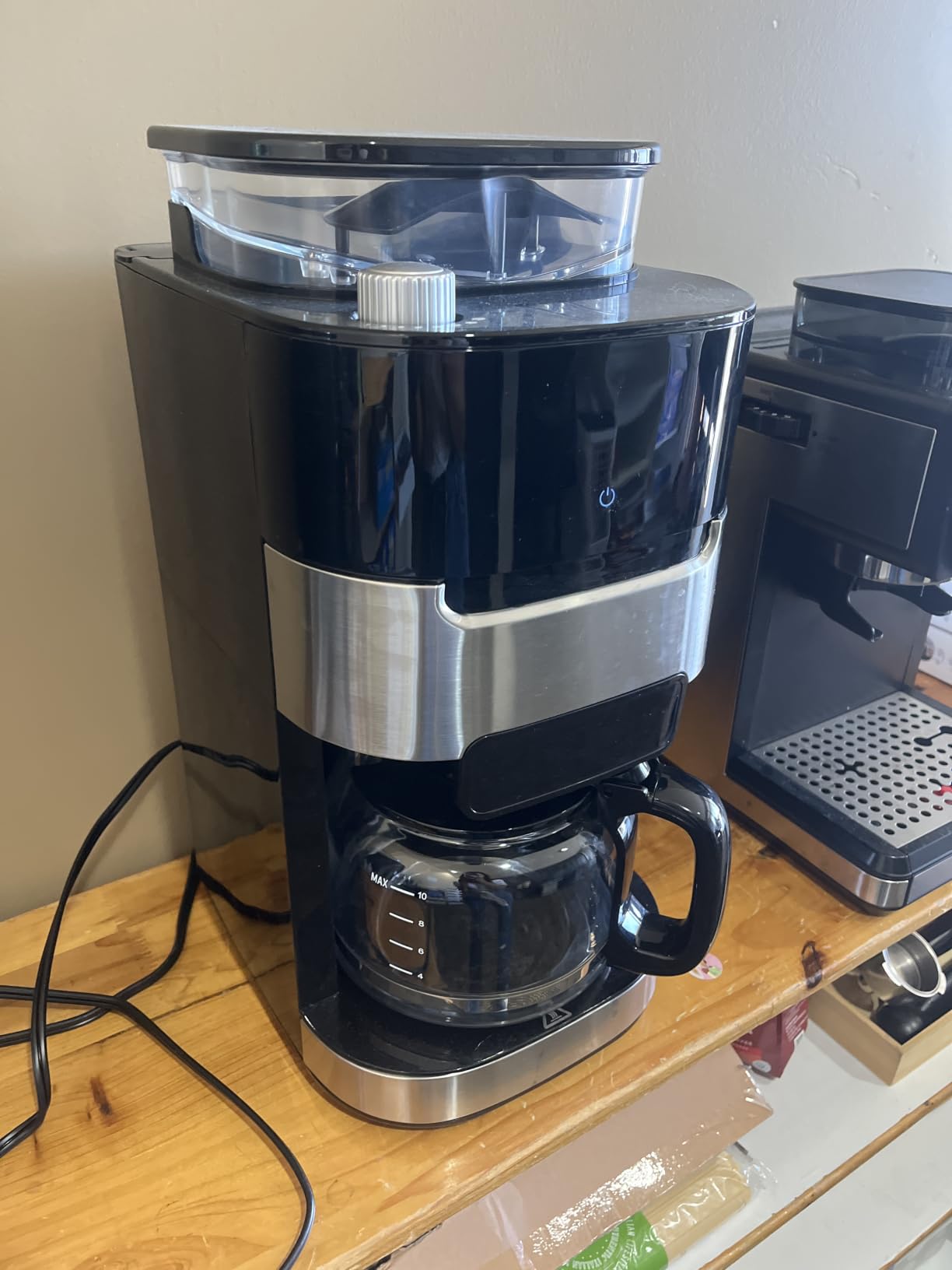 Electactic 10 Cup Coffee Maker with Grinder, Grind and Brew Coffee Machine customer photo 1
