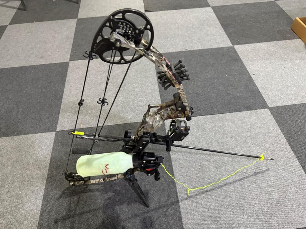30-65LBS Compound Bow、Bow Fishing Combo Kit、Fishing Bow and Arrow with Reel customer photo 2
