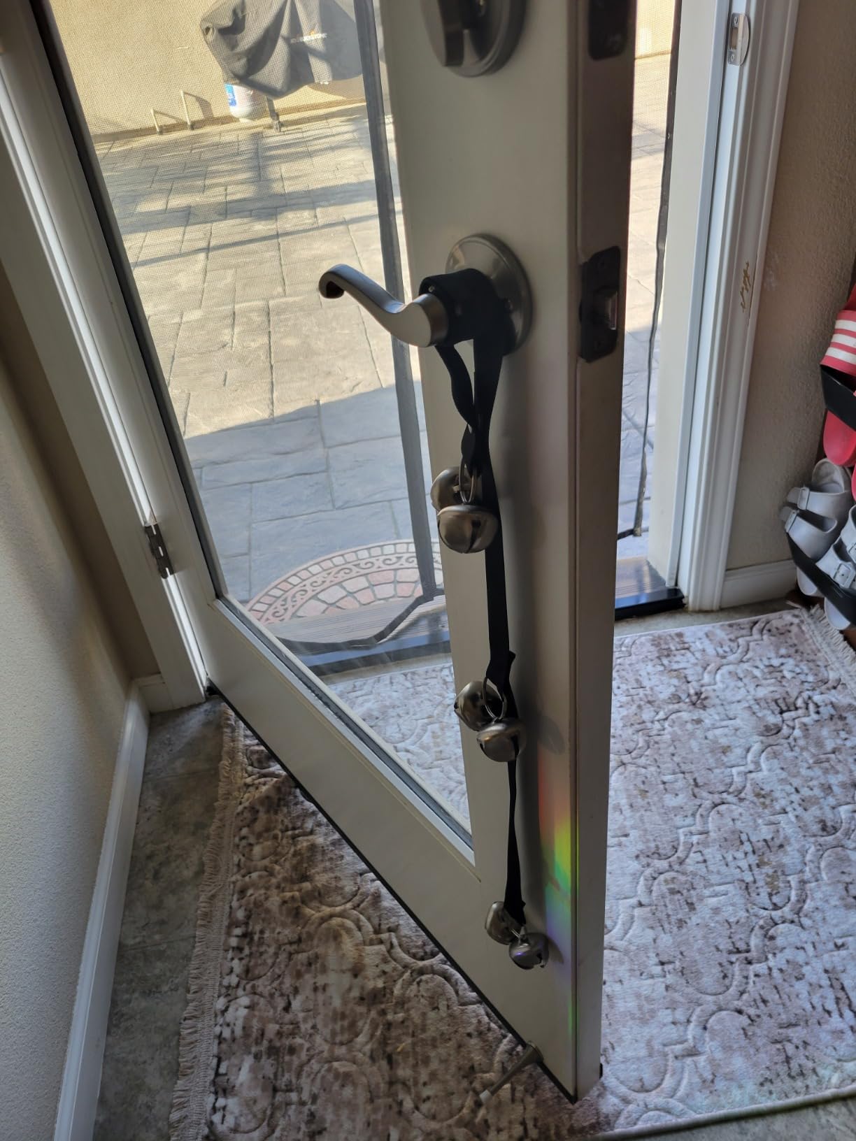 Kytely Leather Dog Doorbells to Go Outside, Brass Bells for Potty Training customer photo 2