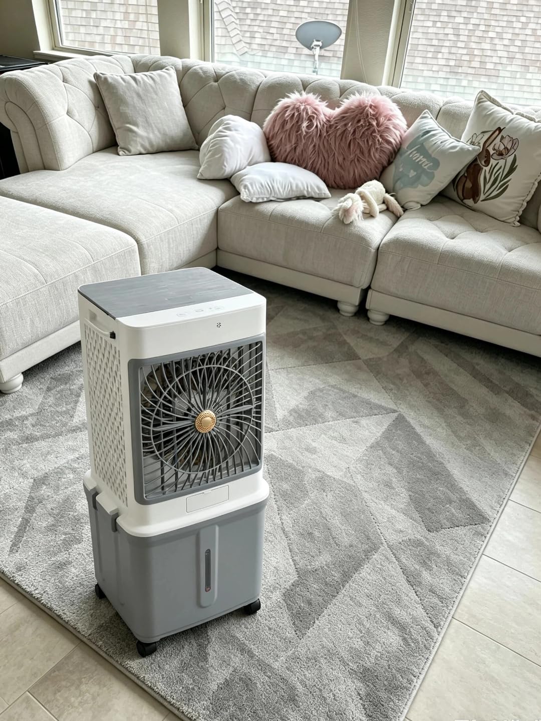 Swamp Coolers with 10 GAL Water Tank, Portable Air Conditioners Windowless customer photo 2
