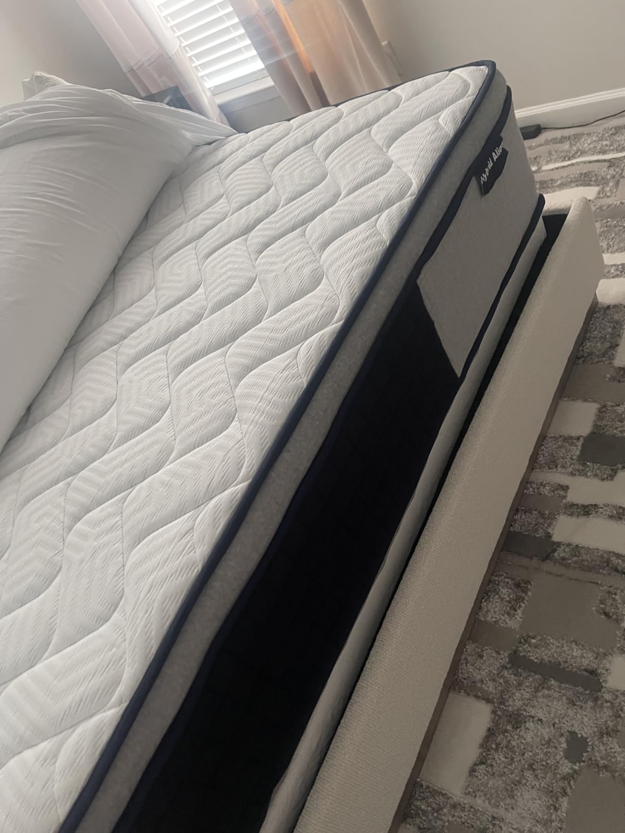 Extra Firm King Mattress 14 Inch Lumbar & Hip Support Hybrid Mattresses in a Box - Pressure Relief Hybrid Mattress with Cooling Comfort Spinal Alignment - CertiPUR-US, Fiberglass Free, 365-Night Trial customer photo 1