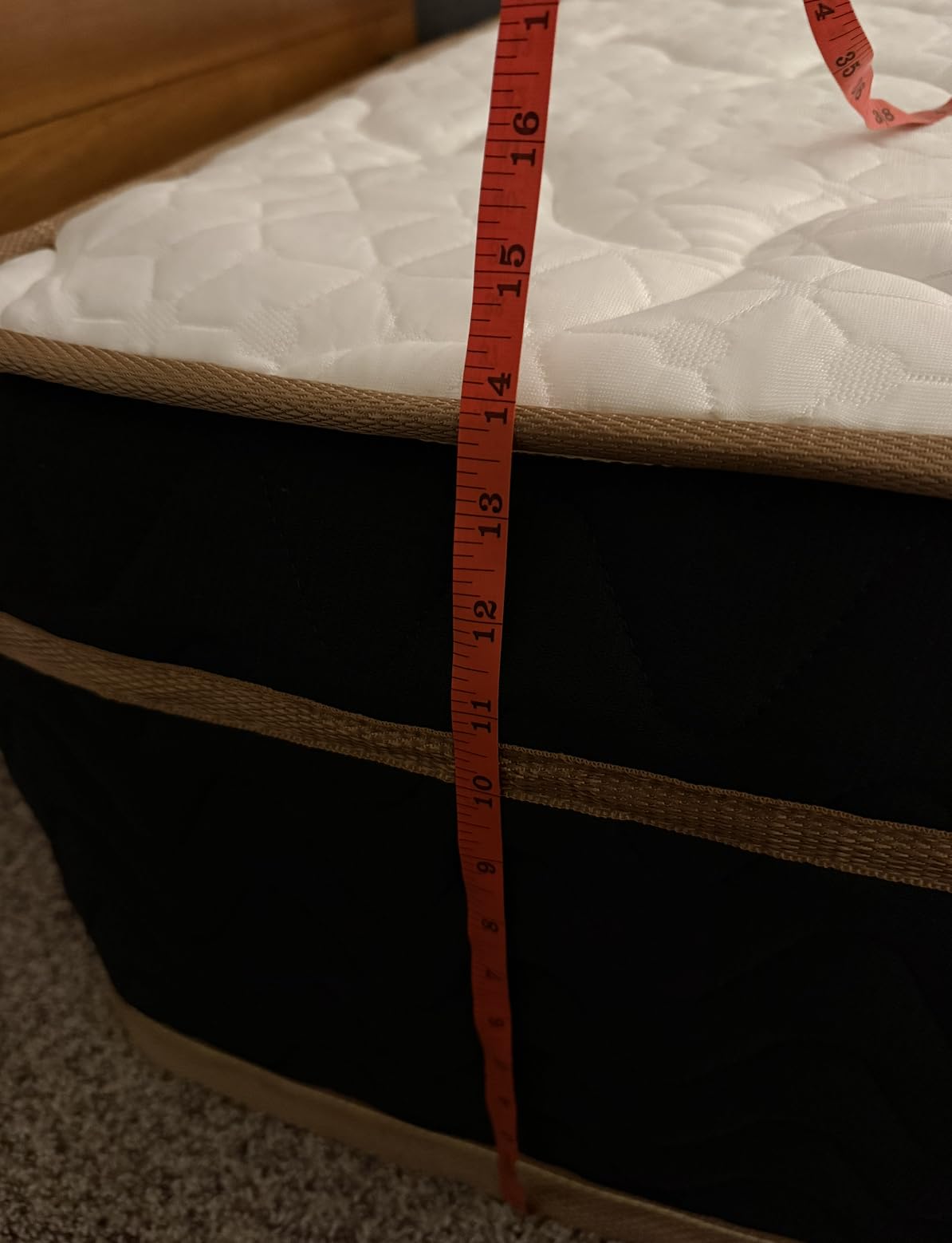 Firm King Mattress 12 Inch, Luxury Hotel Cooling Hybrid Mattress in a Box customer photo 2