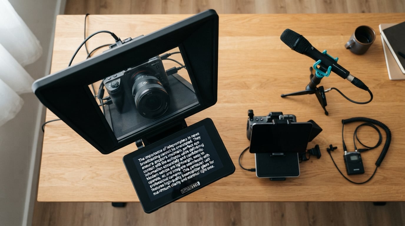 Best teleprompters for news-style recording