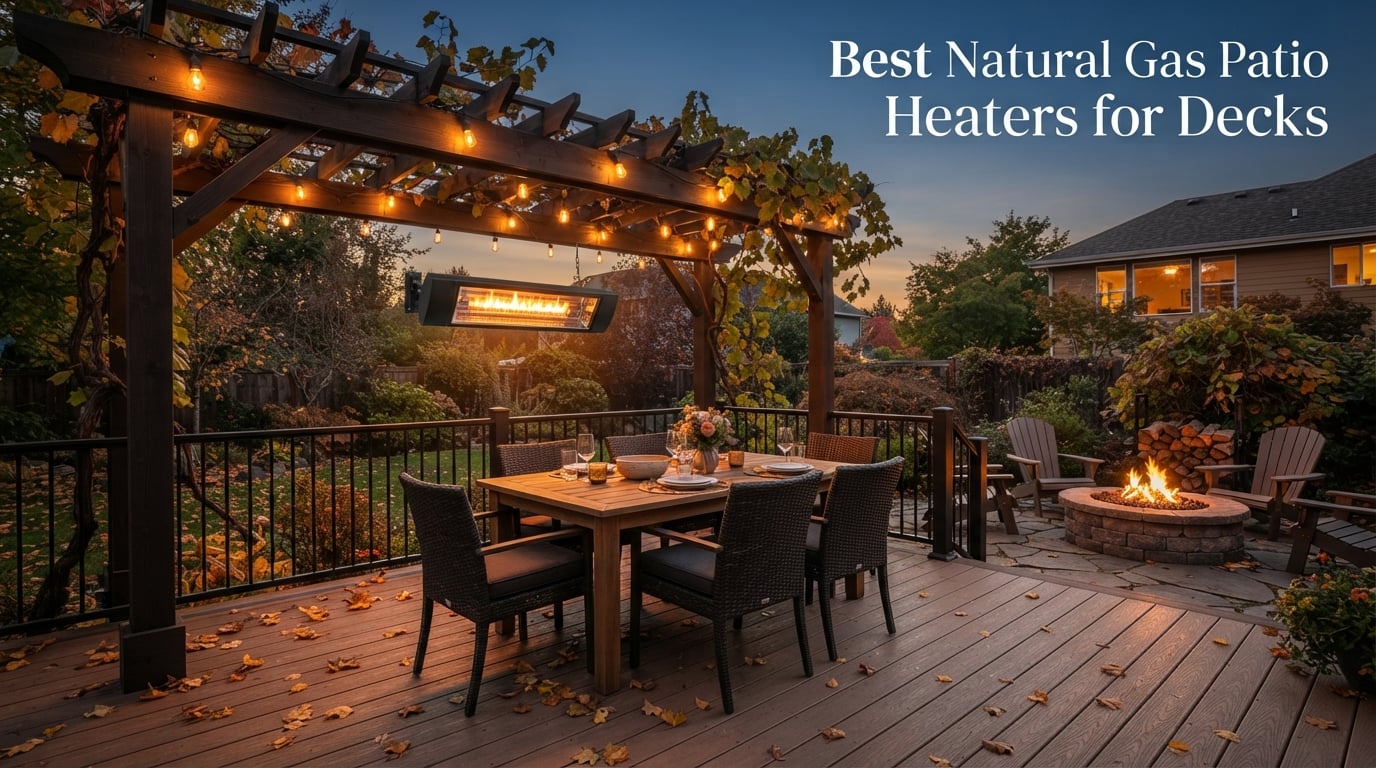 Best Natural Gas Patio Heaters for Decks