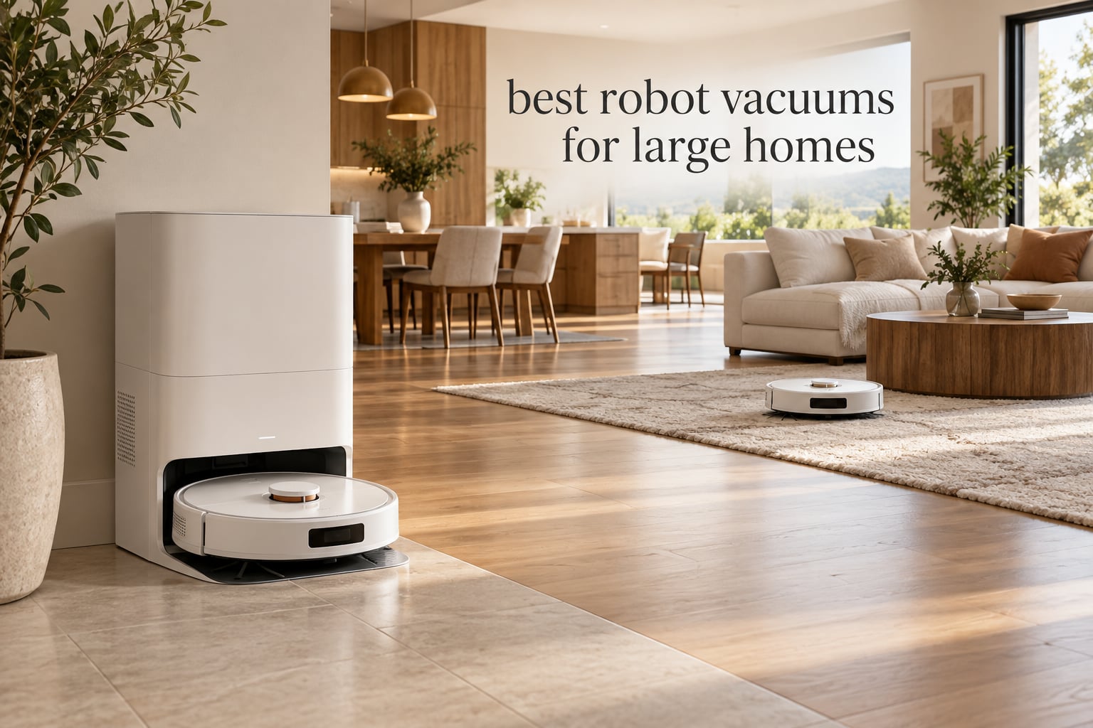 best robot vacuums for large homes