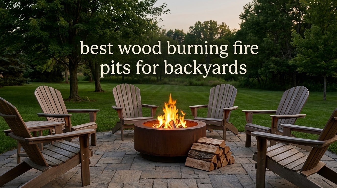 best wood burning fire pits for backyards