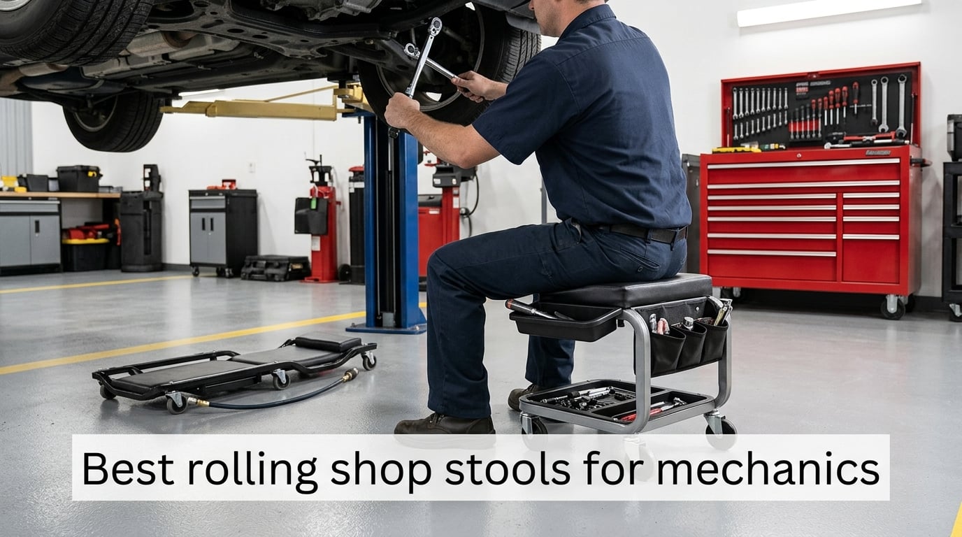 Best rolling shop stools for mechanics