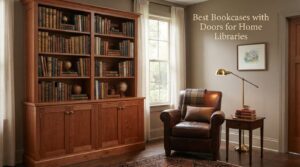 Best Bookcases with Doors for Home Libraries