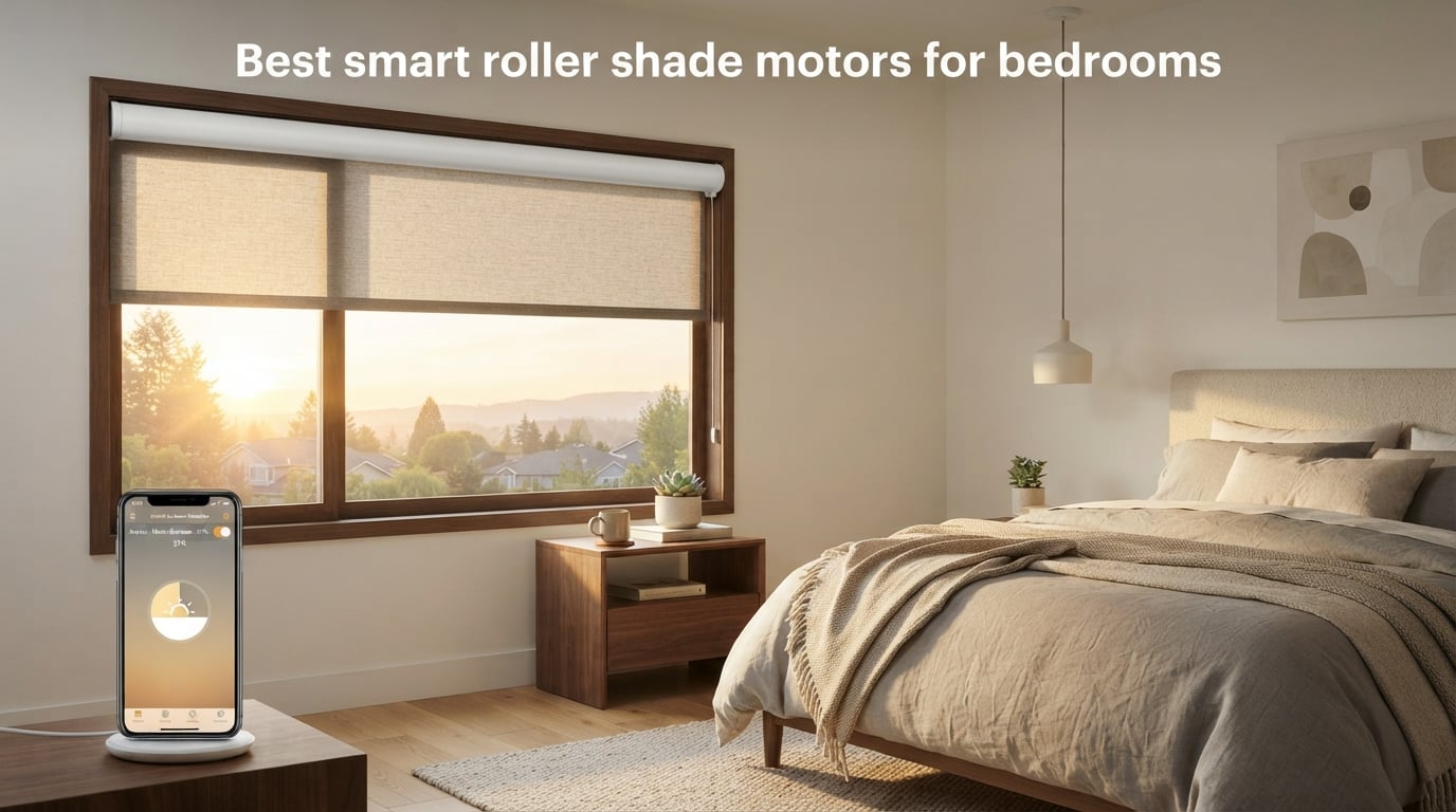 Best smart roller shade motors for bedrooms