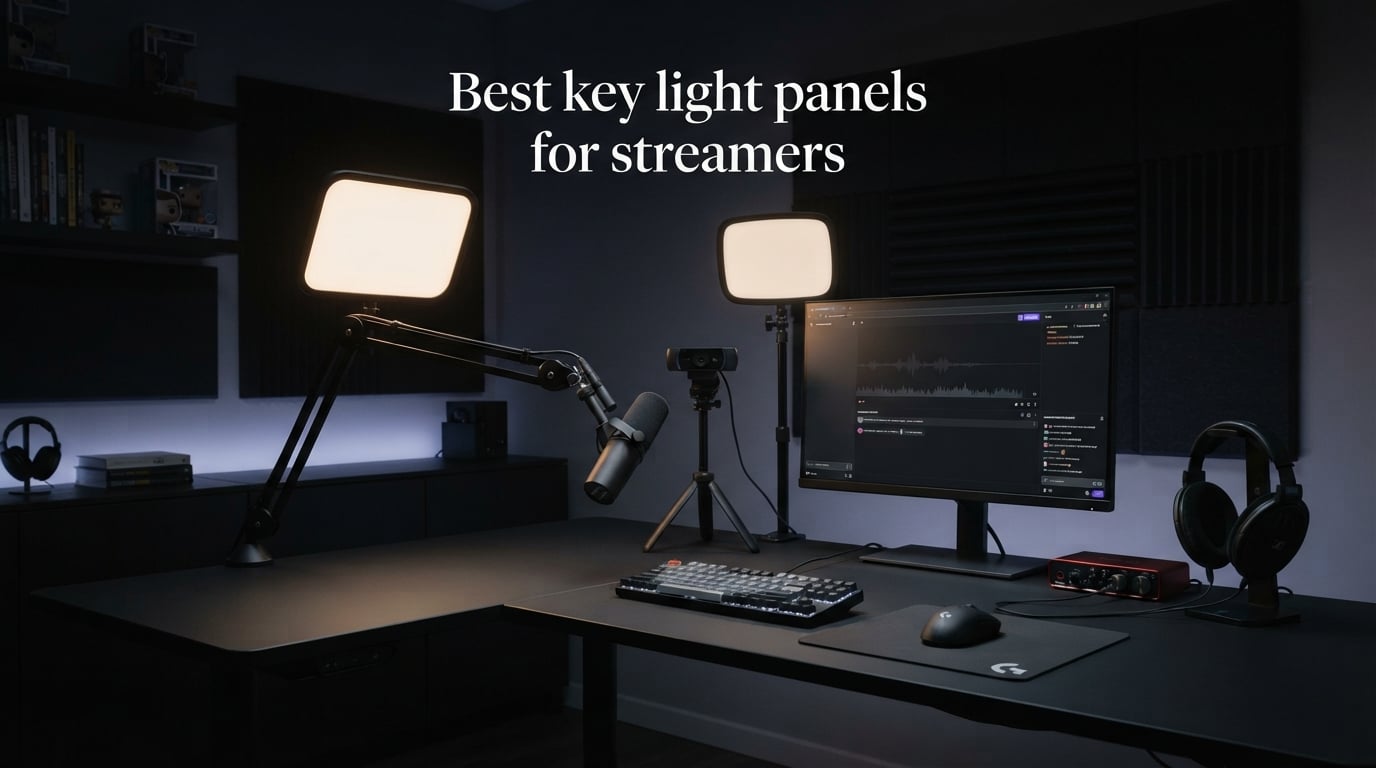 Best key light panels for streamers